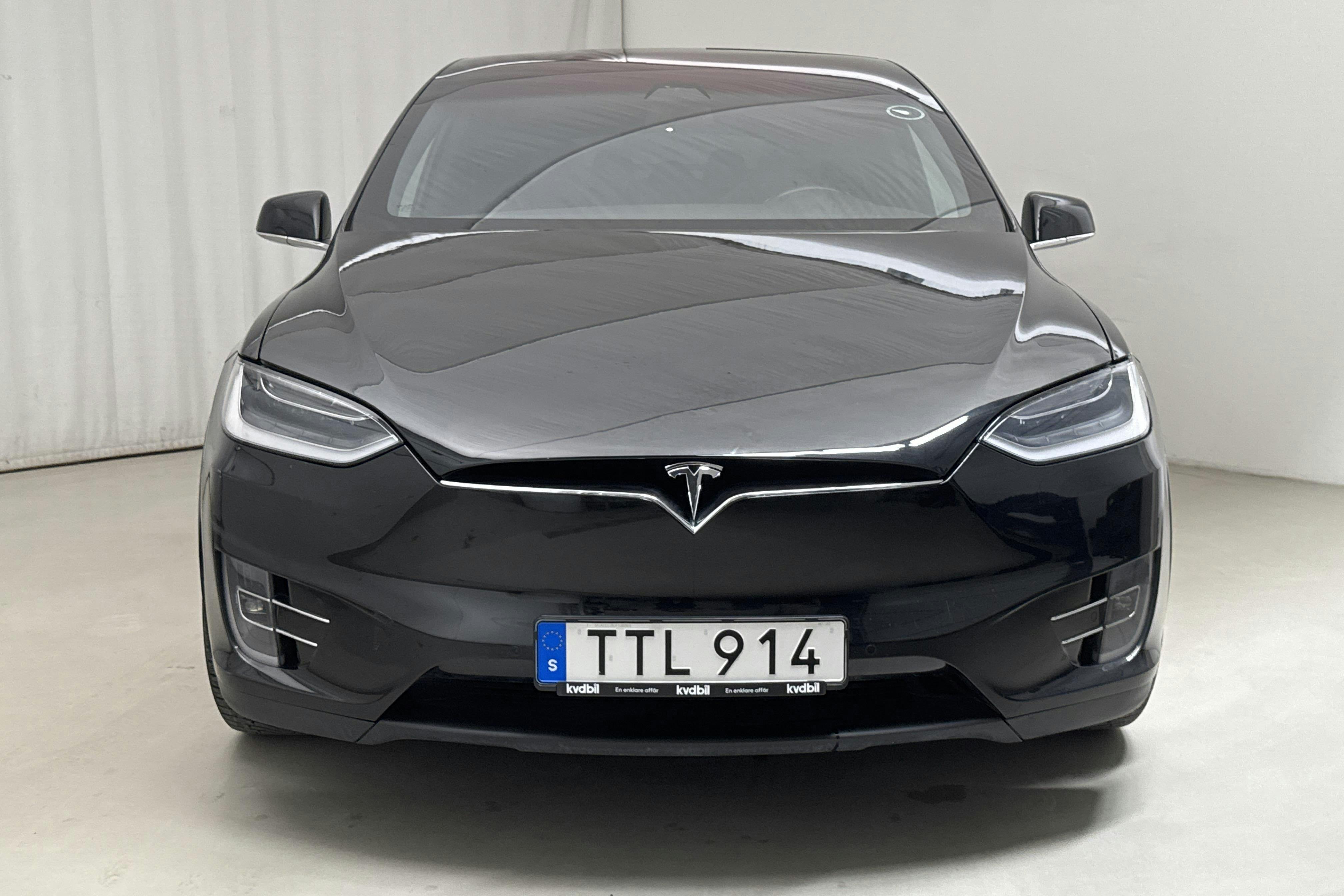 Tesla Model X 75D - 18 192 mil - Automat - svart - 2018