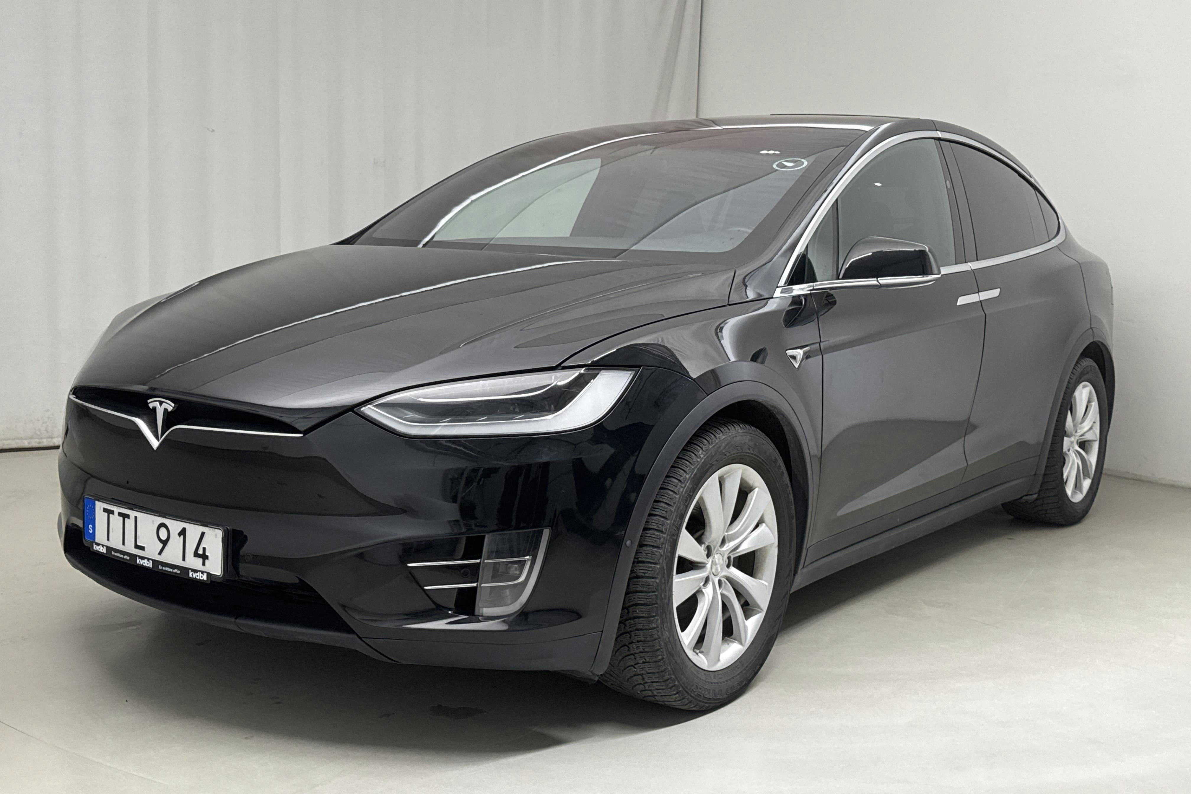 Tesla Model X 75D - 18 192 mil - Automat - svart - 2018