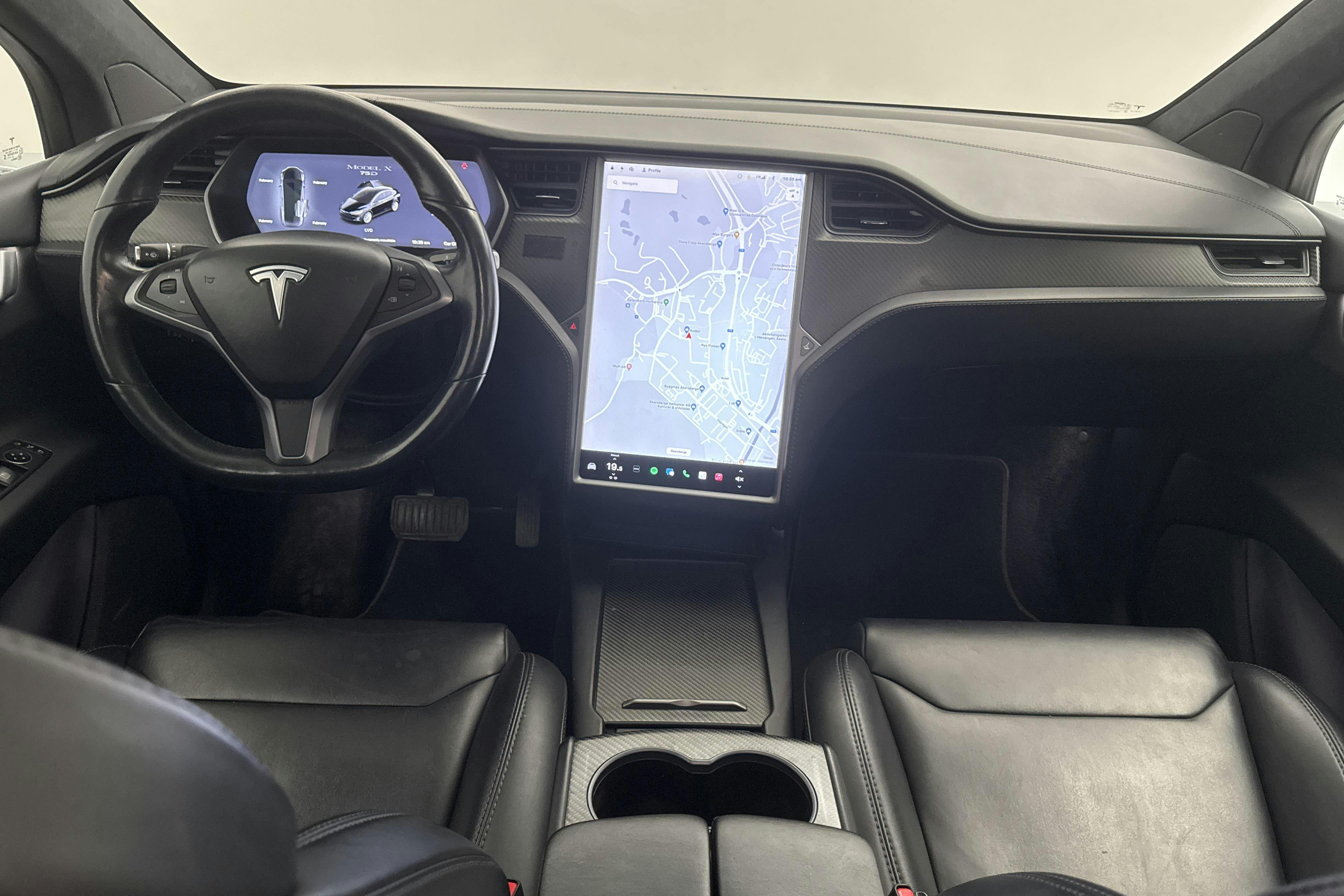 Tesla Model X 75D - 18 192 mil - Automat - svart - 2018