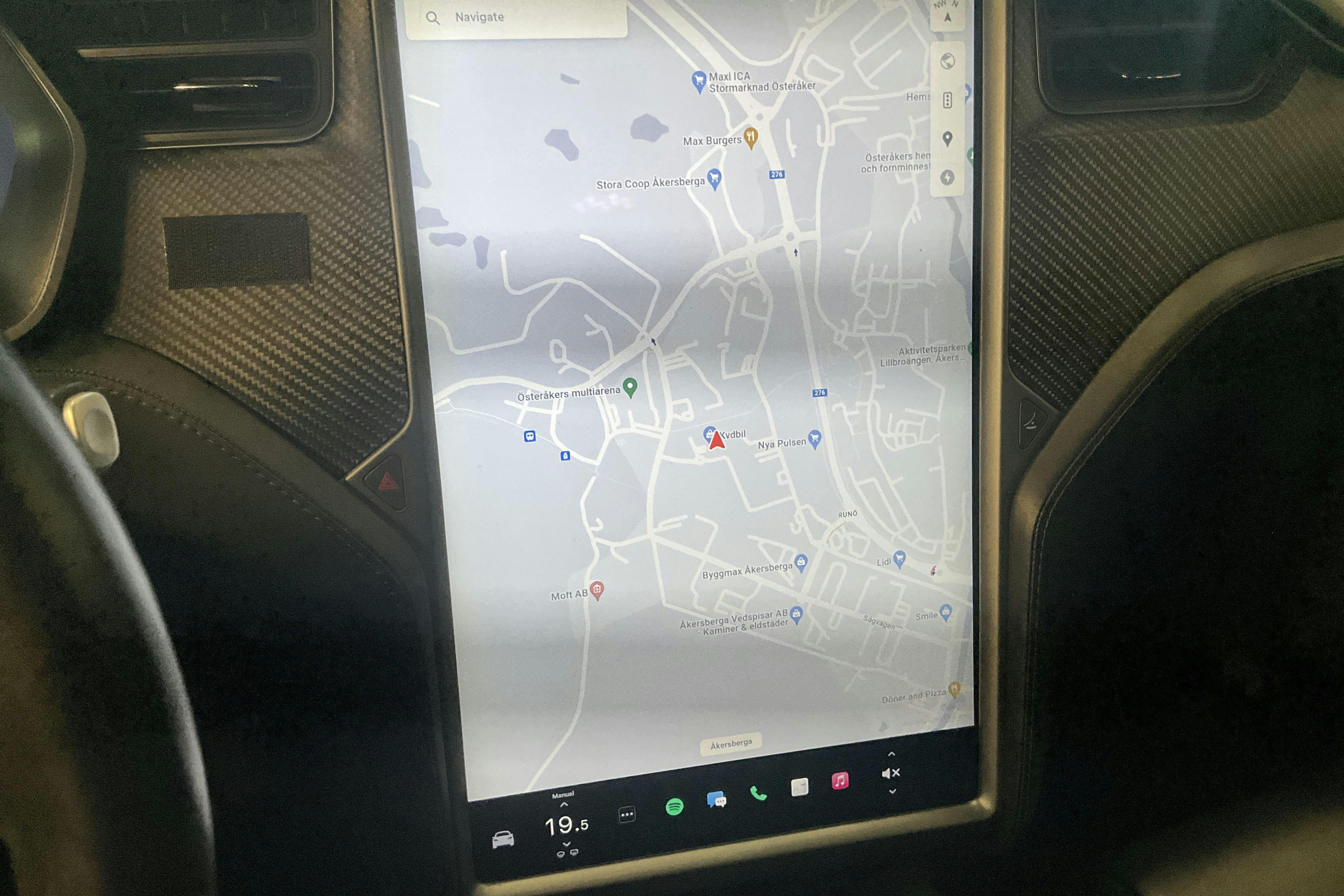 Tesla Model X 75D - 18 192 mil - Automat - svart - 2018