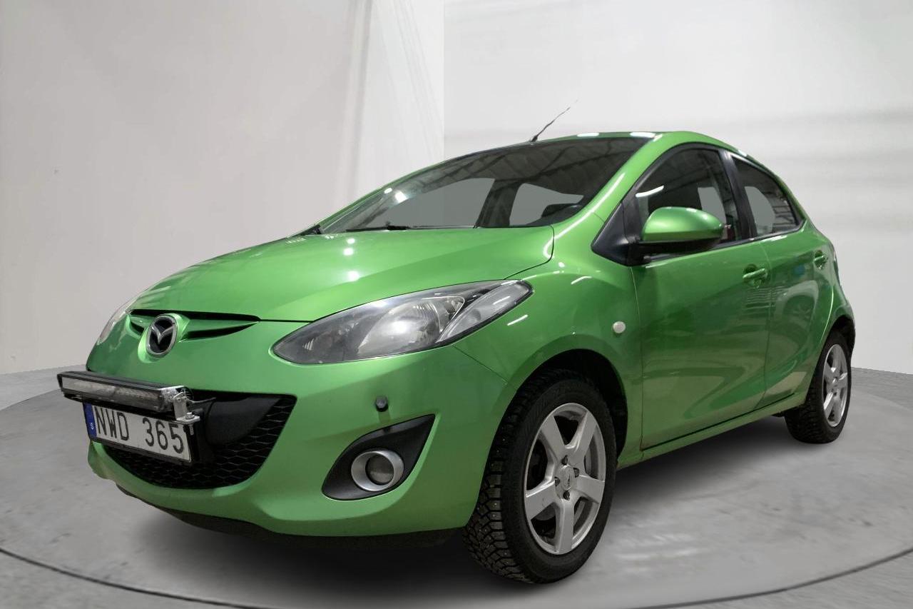 Mazda 2 1.3 5dr (84hk) - 22 019 mil - Manuell - grön - 2013