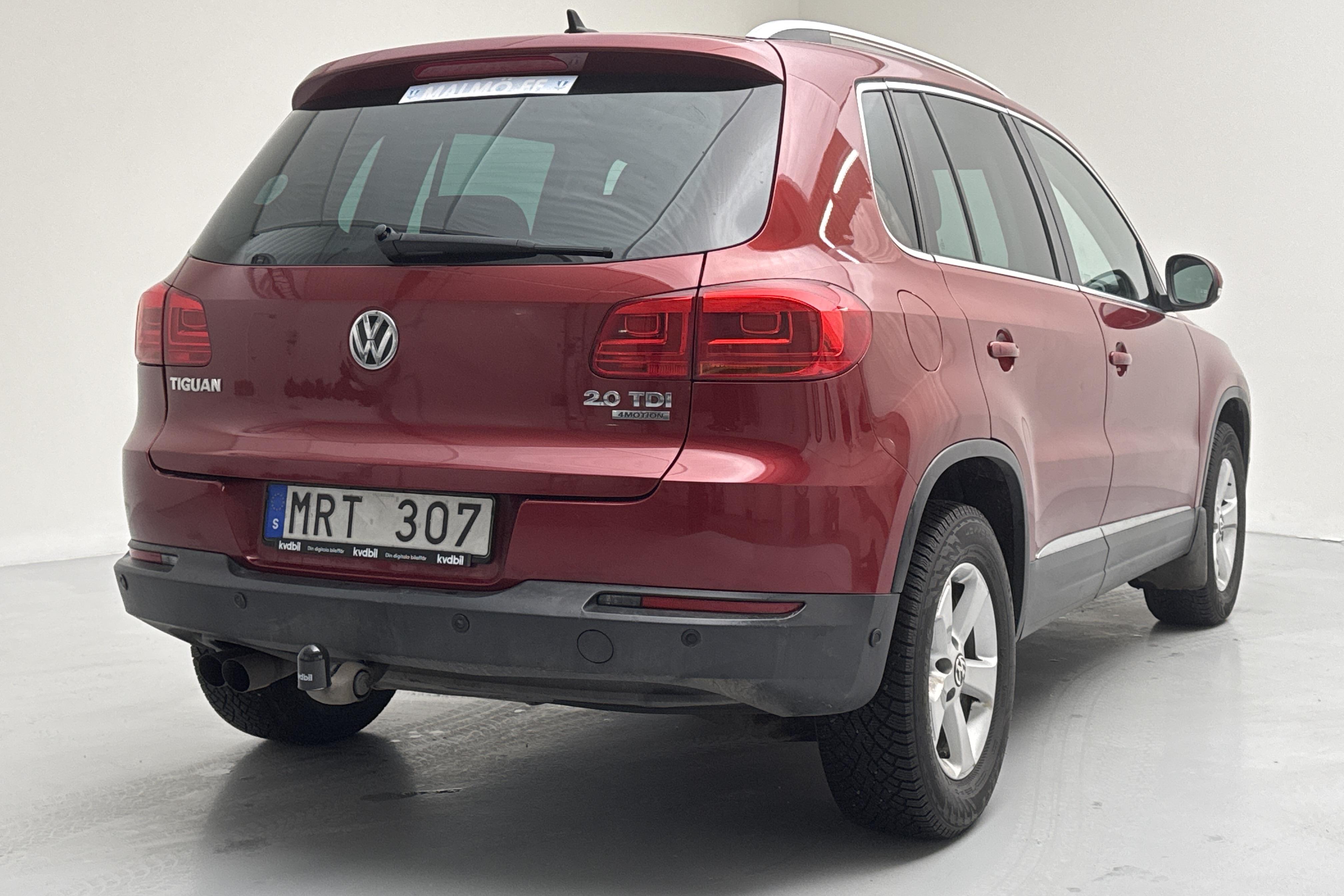 VW Tiguan 2.0 TDI 4MOTION BlueMotion Technology (140hk) - 25 918 mil - Automat - röd - 2012