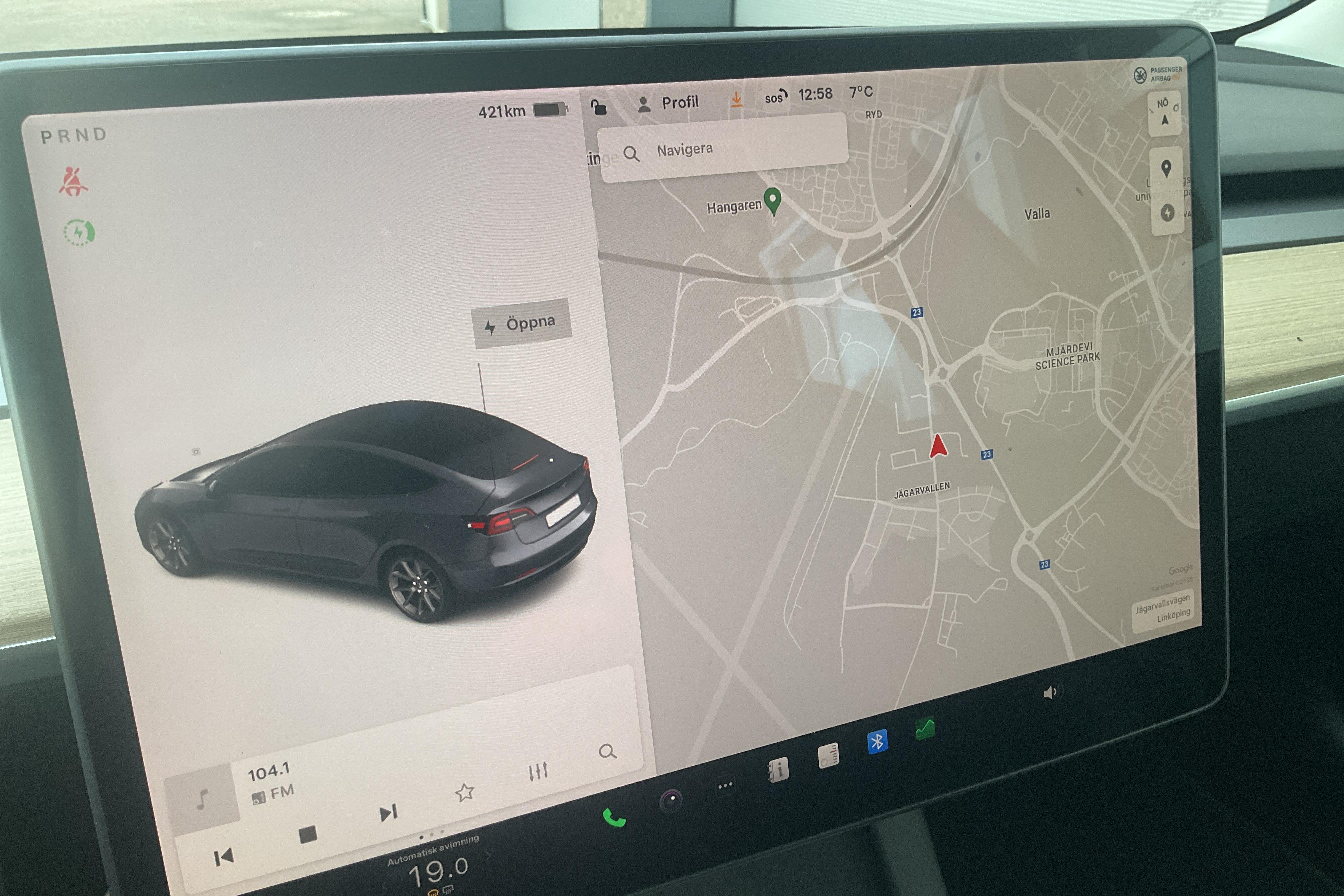 Tesla Model 3 Long Range AWD - 13 139 mil - Automat - grå - 2021