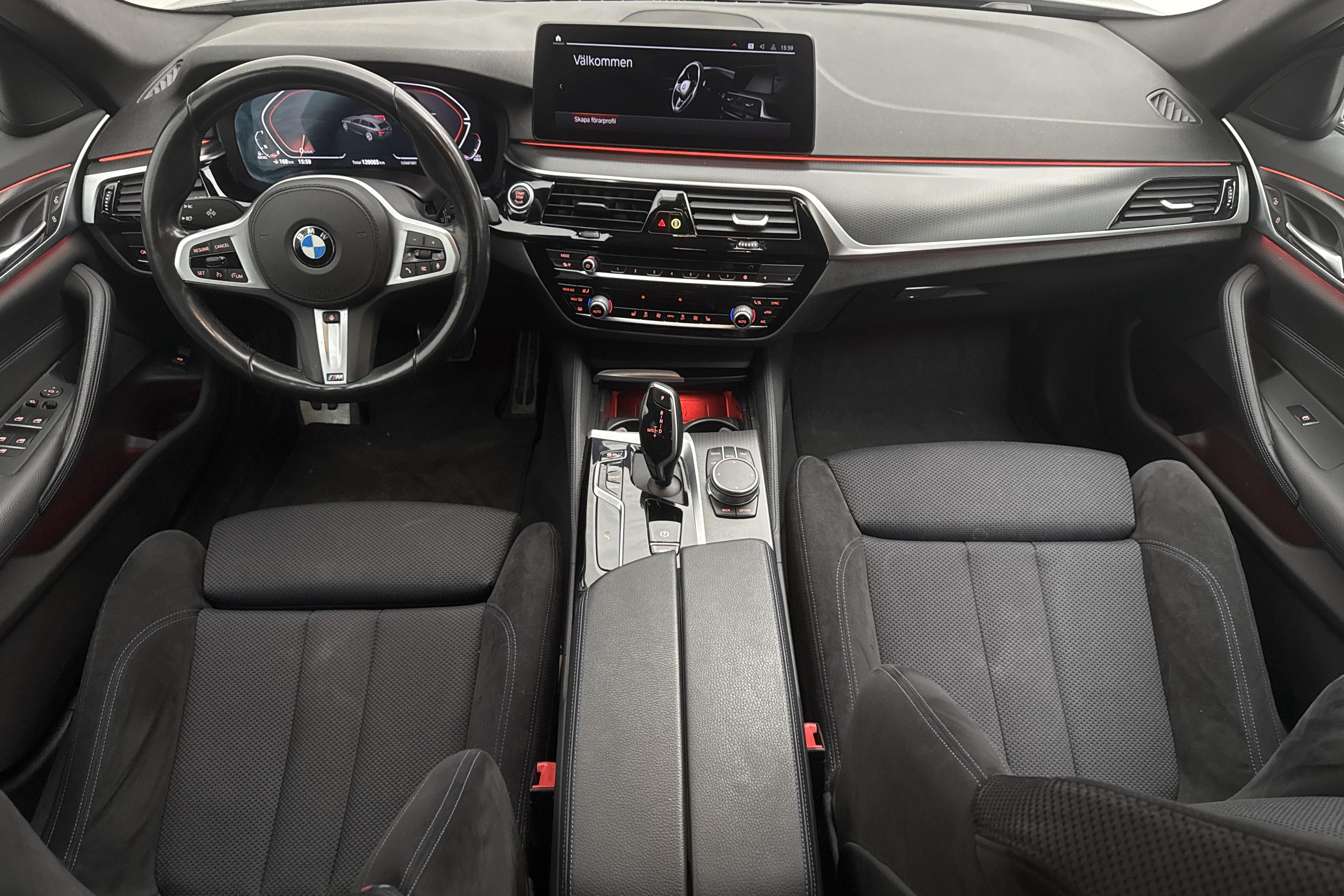 BMW 520d xDrive Touring, G31 LCI (190hk+11hk) - 13 907 mil - Automat - grå - 2021