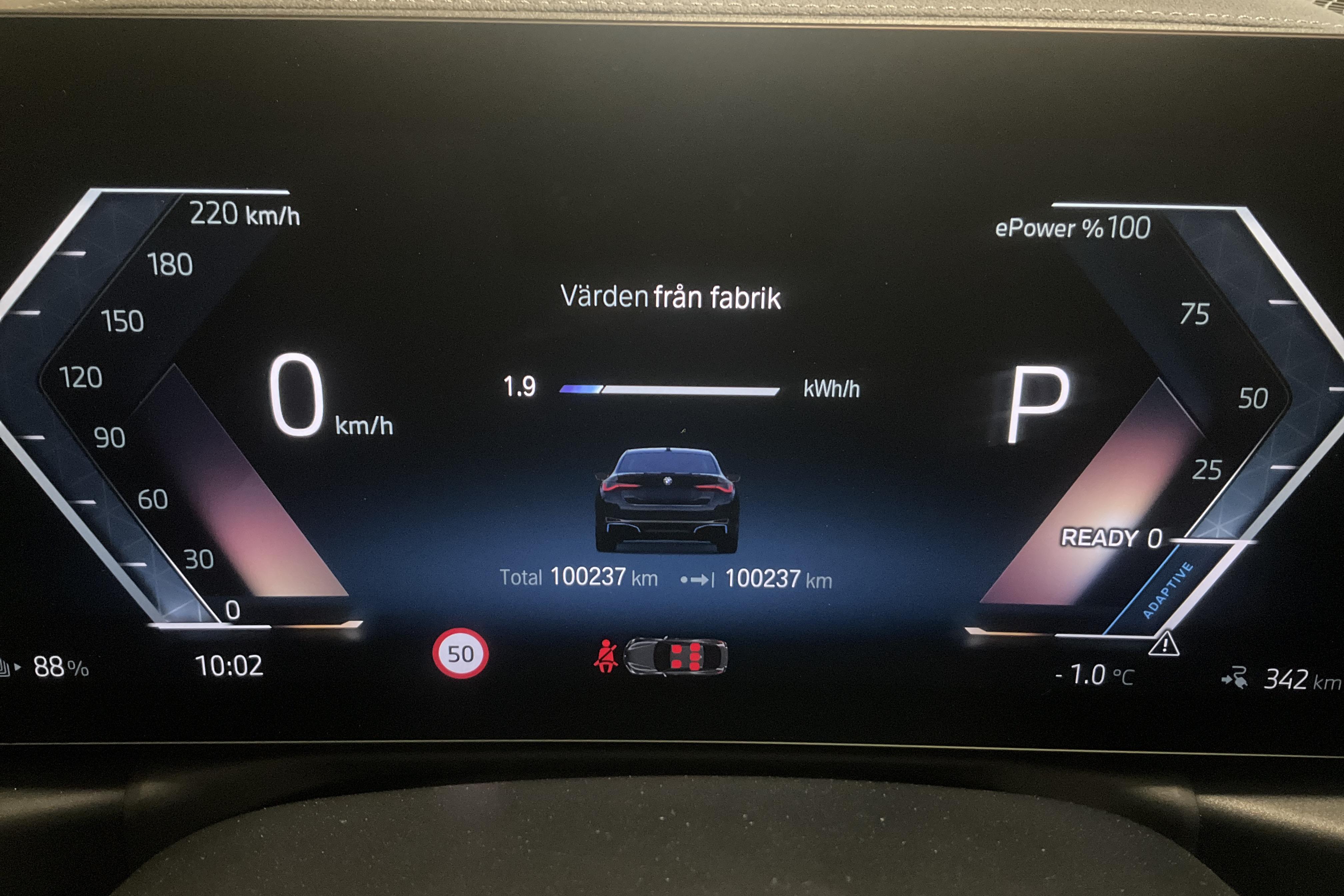 BMW i4 eDrive40, G26 (330hk) - 10 024 mil - Automat - svart - 2023