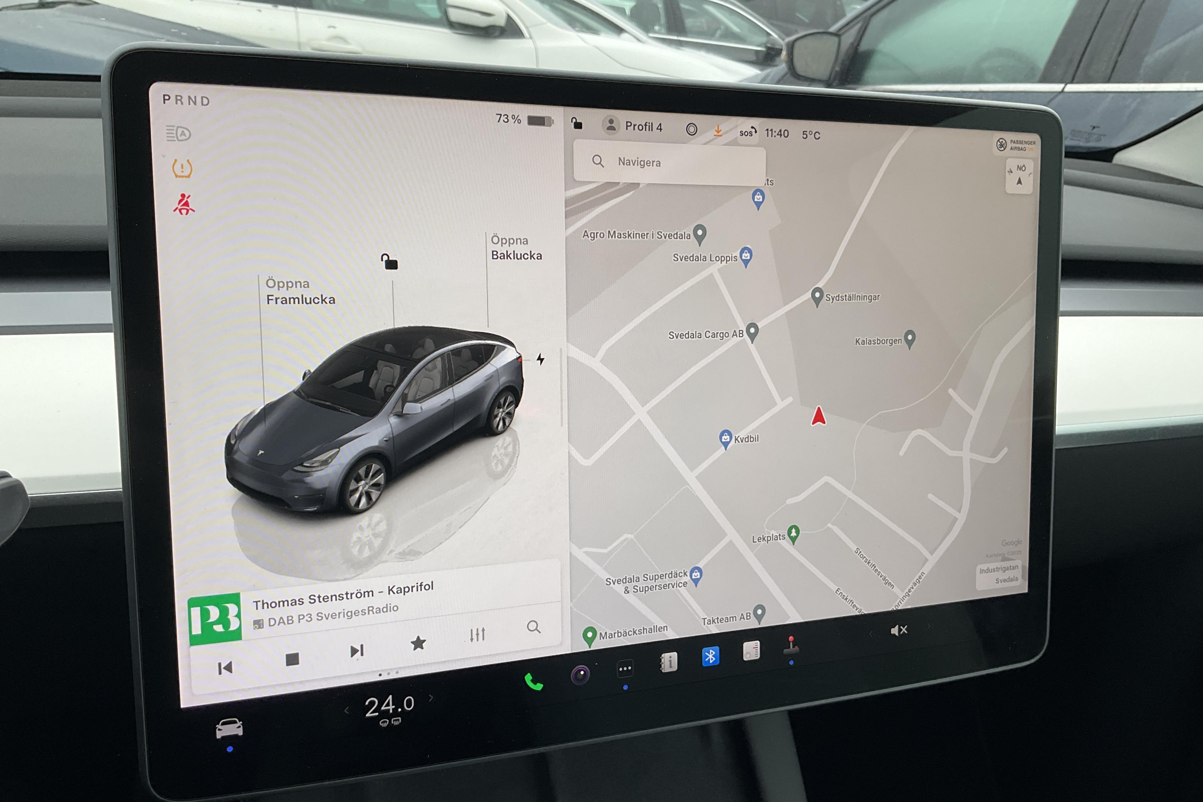 Tesla Model Y Long Range Dual Motor AWD - 5 765 mil - Automat - grå - 2022