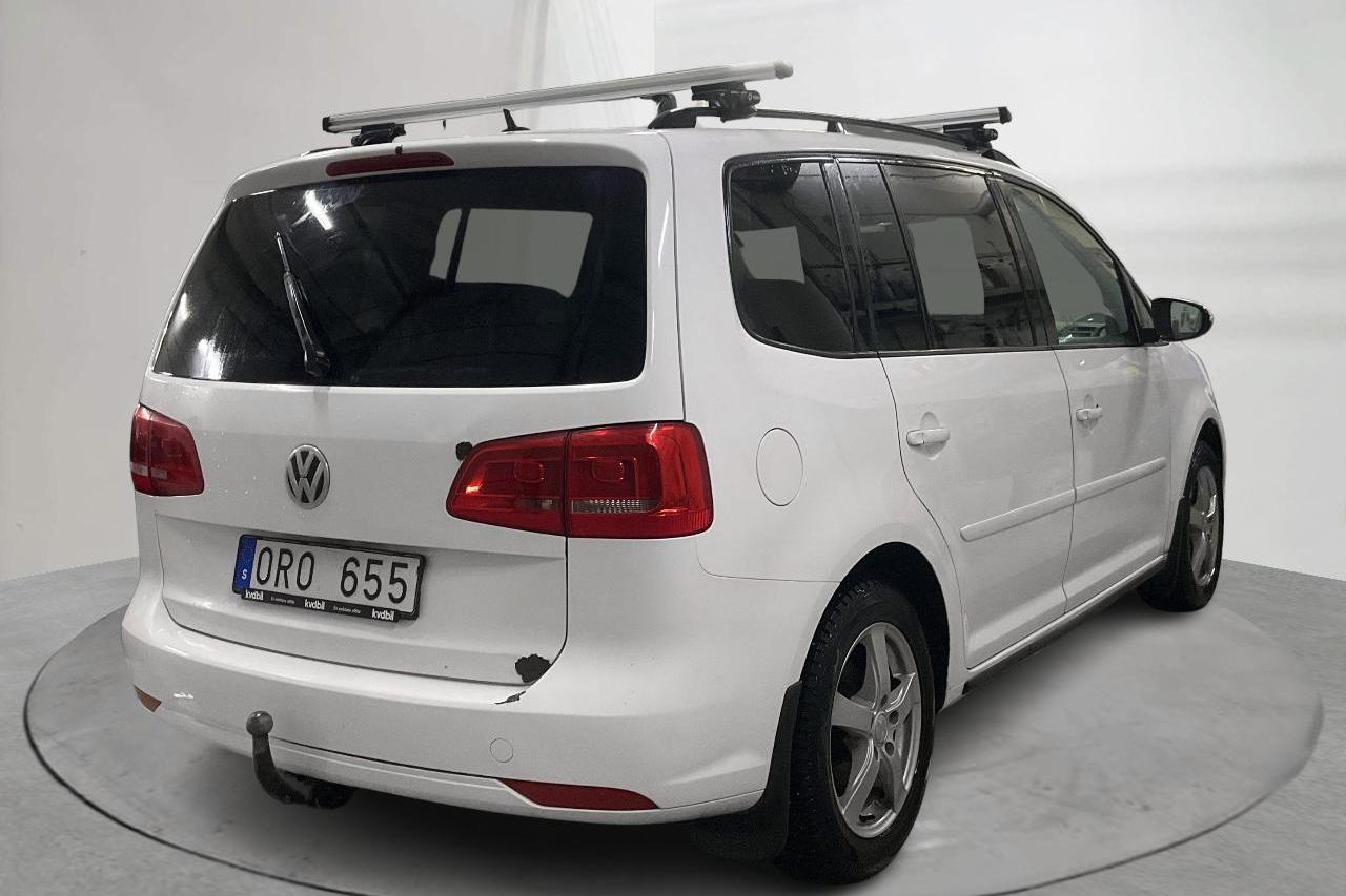 VW Touran 1.4 TGI EcoFuel (150hk) - 15 626 mil - Manuell - vit - 2012