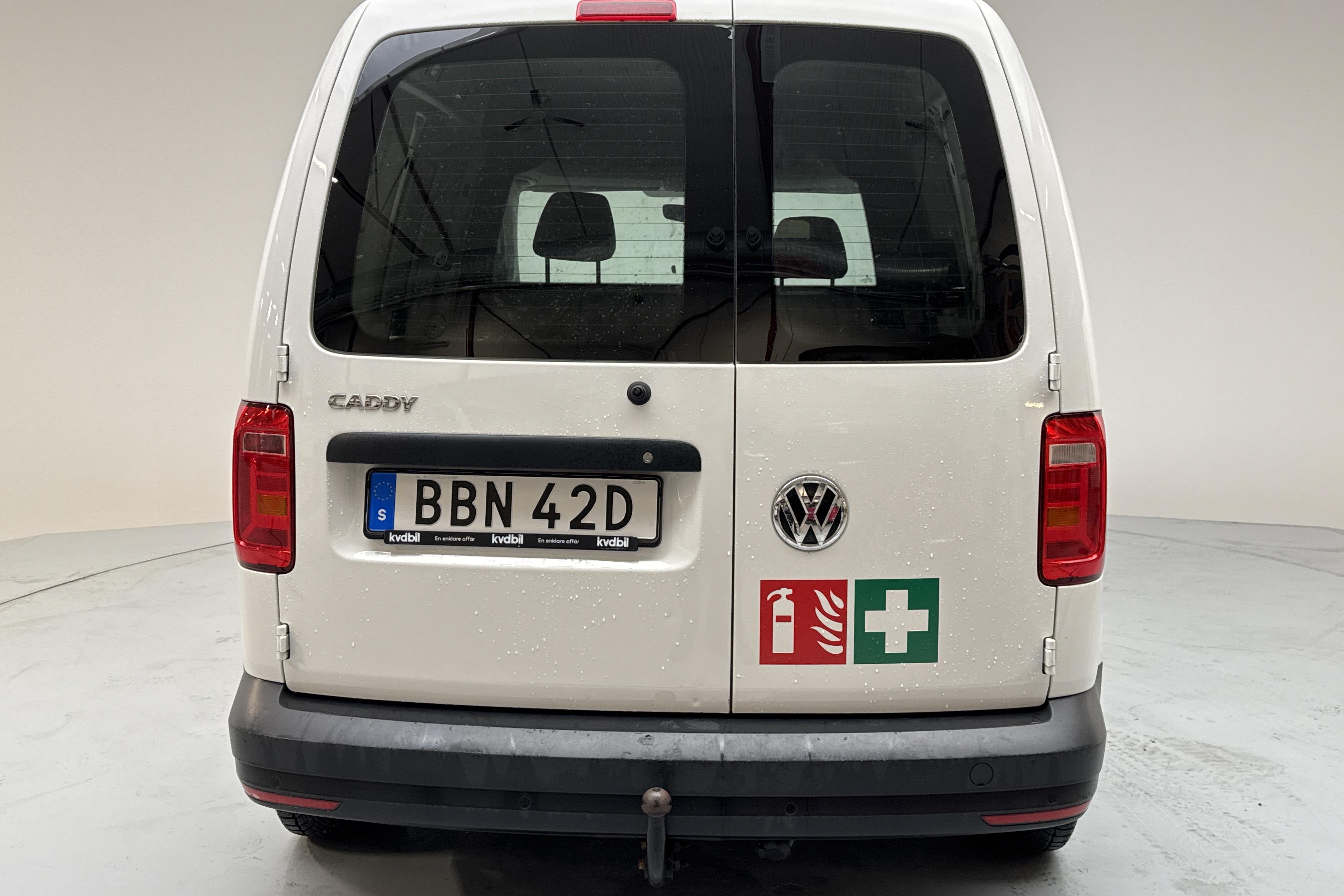 VW Caddy 2.0 TDI Skåp (75hk) - 15 753 mil - Manuell - vit - 2020