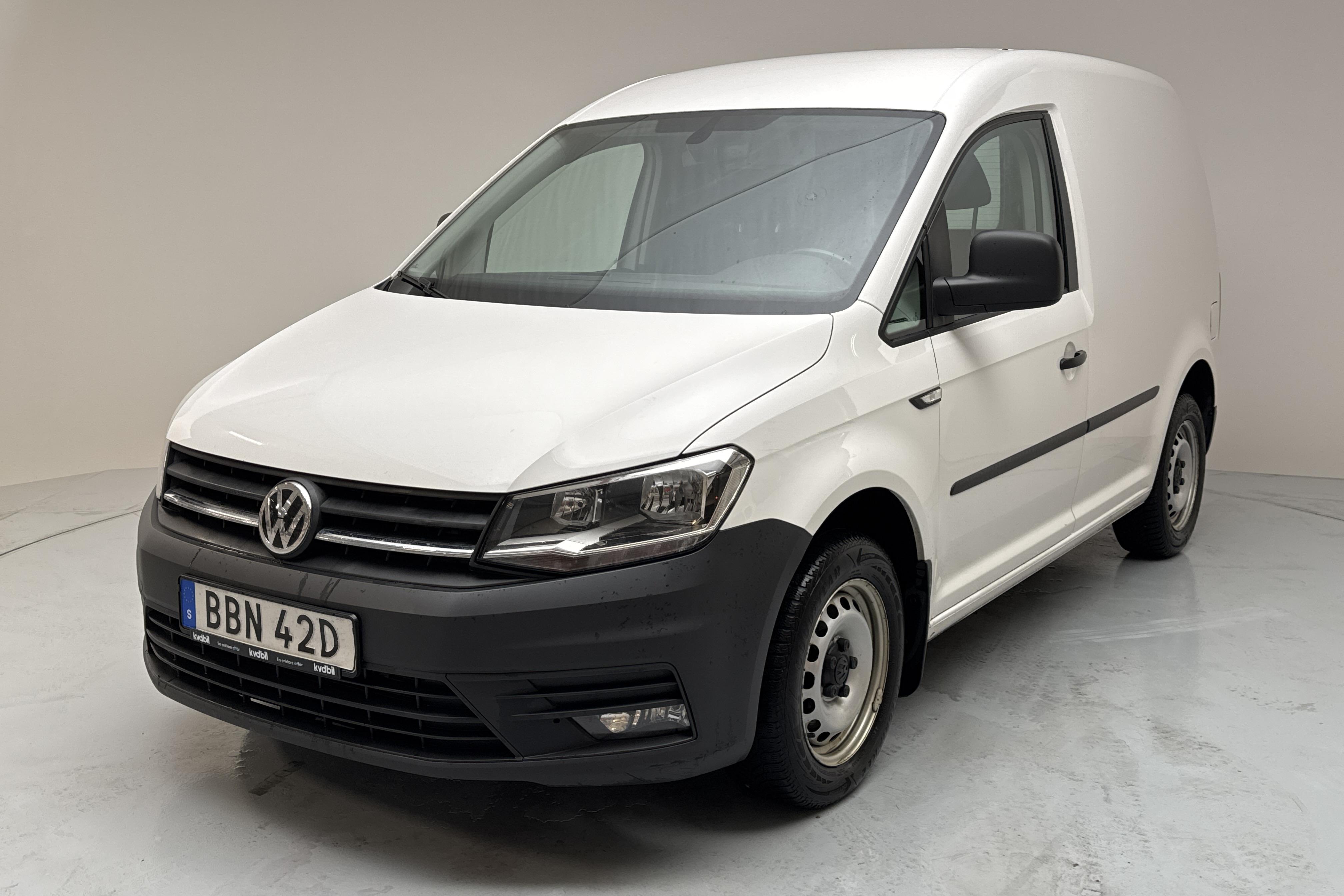 VW Caddy 2.0 TDI Skåp (75hk) - 15 753 mil - Manuell - vit - 2020