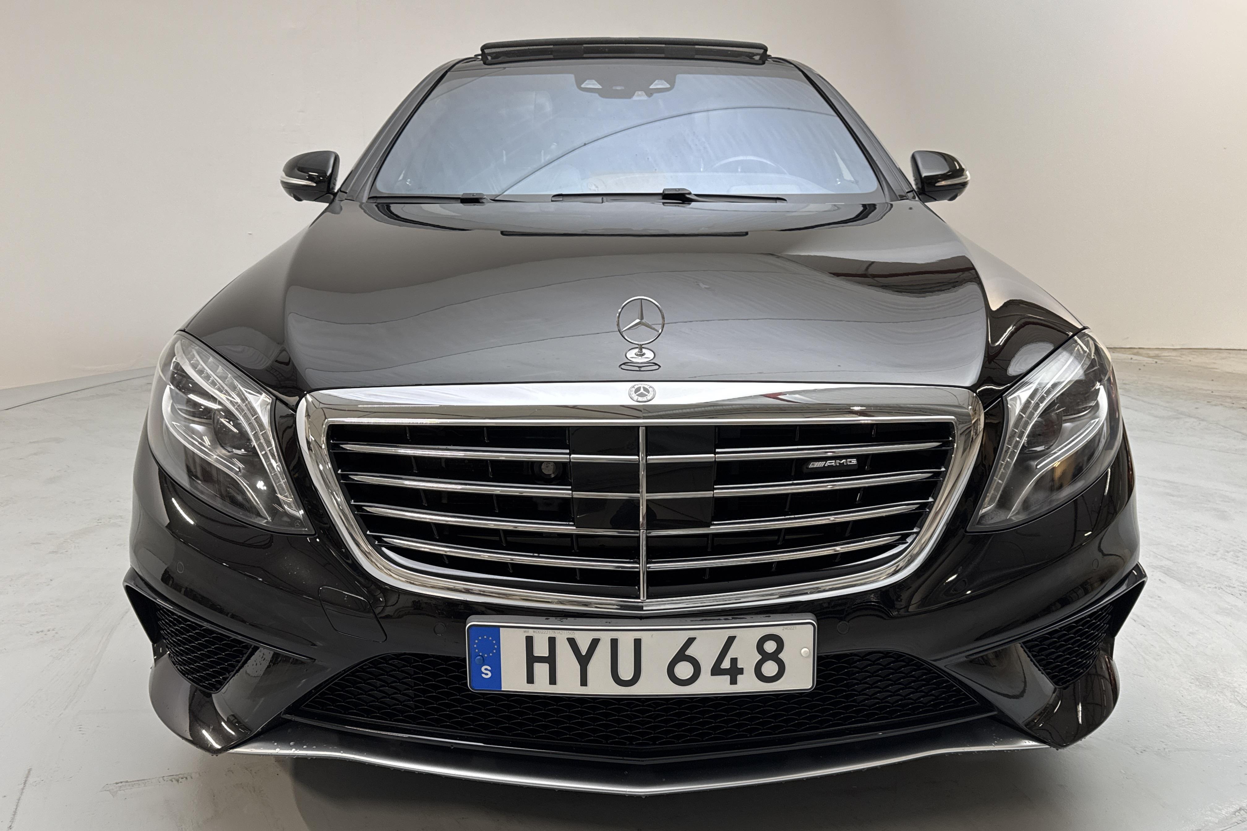 Mercedes S 63 AMG W222 4MATIC (585hk) - 16 632 mil - Automat - svart - 2016