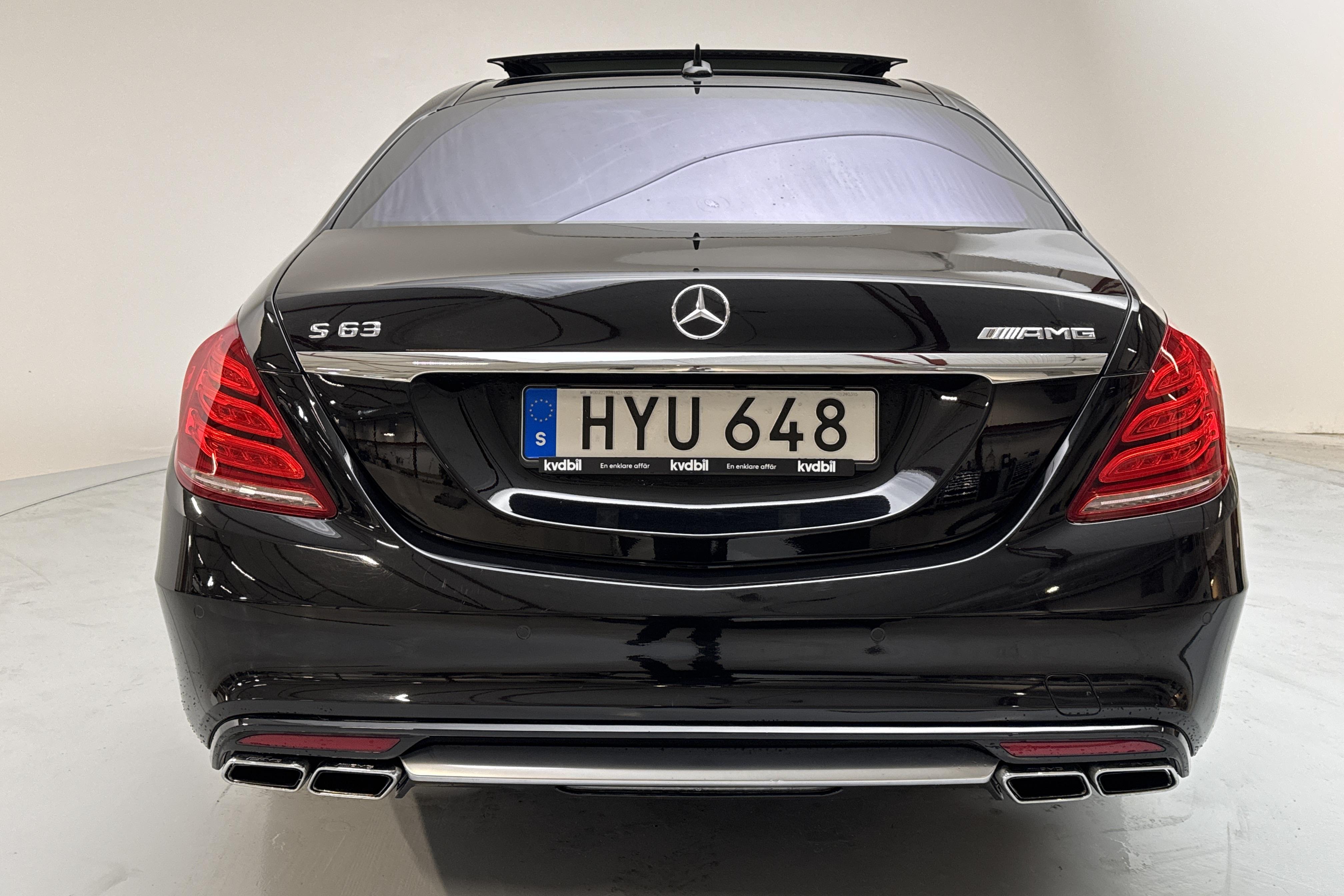 Mercedes S 63 AMG W222 4MATIC (585hk) - 16 632 mil - Automat - svart - 2016