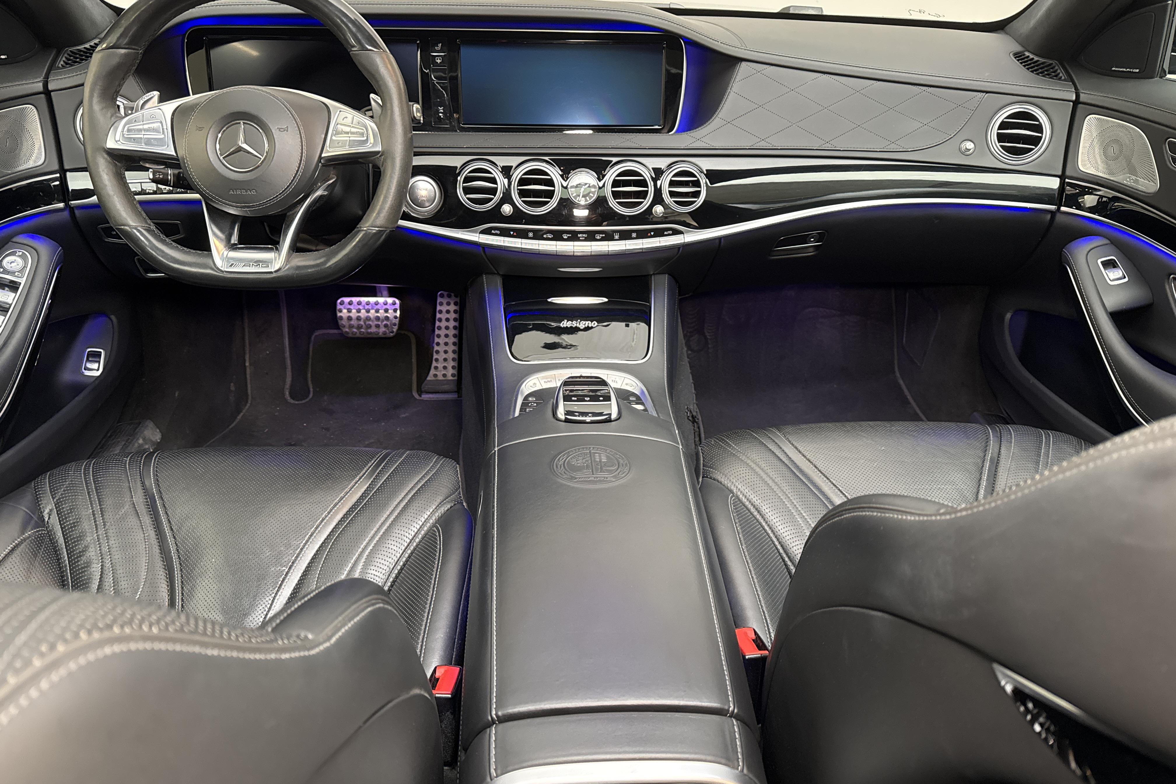 Mercedes S 63 AMG W222 4MATIC (585hk) - 16 632 mil - Automat - svart - 2016