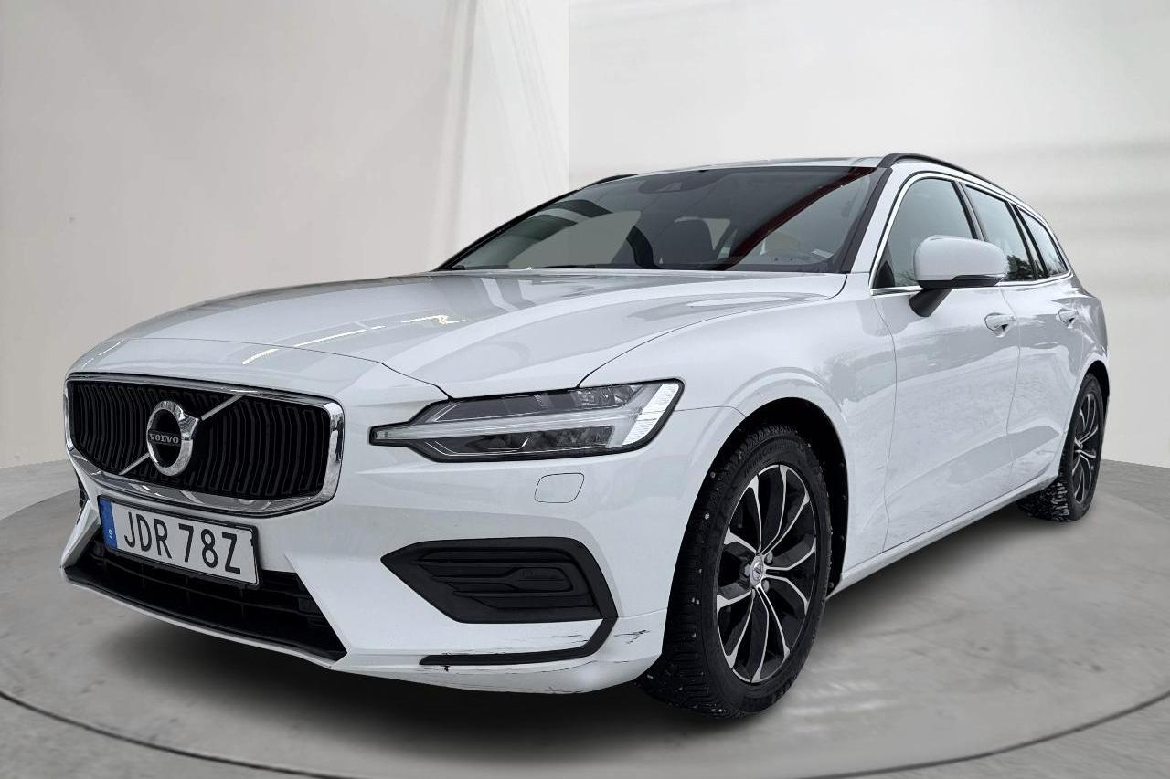 Volvo V60 B4 Mildhybrid, Diesel (197hk) - 7 411 mil - Automat - vit - 2022