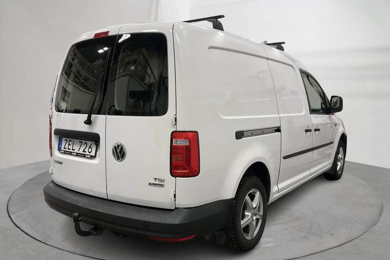 VW Caddy 1.4 TGI Maxi Skåp (110hk) - 5 772 mil - Automat - vit - 2018