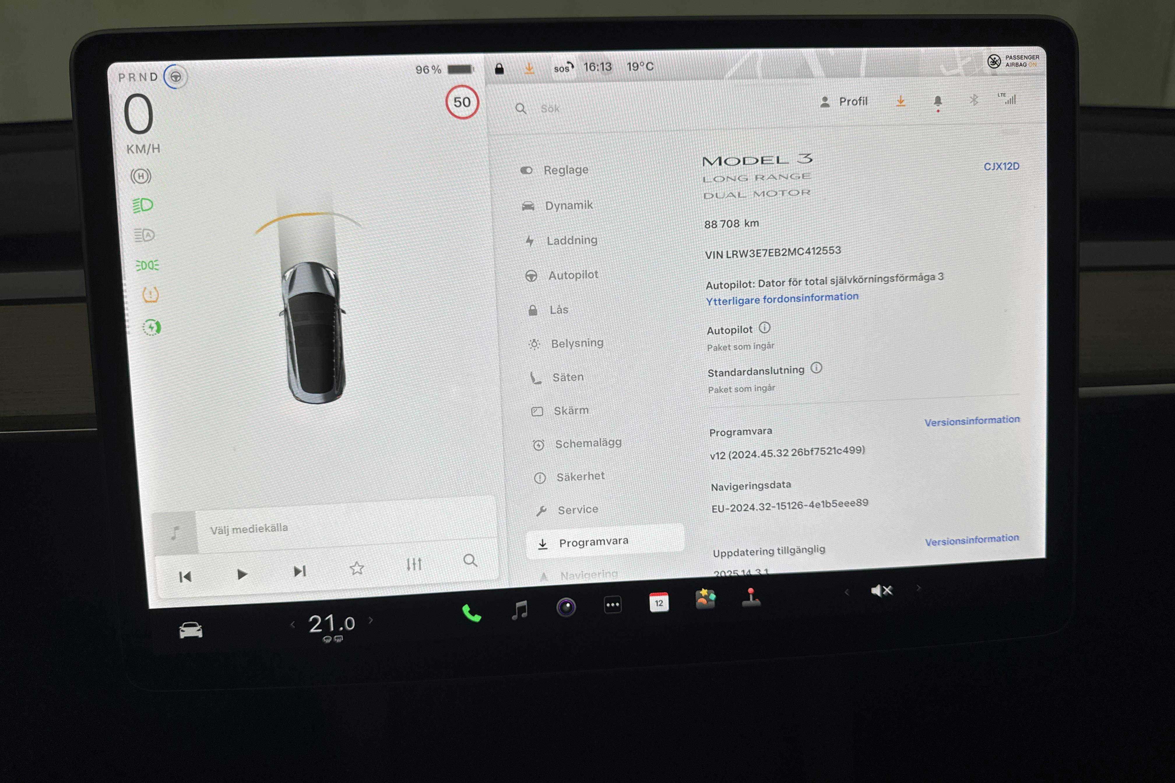 Tesla Model 3 Long Range Dual Motor AWD - 8 871 mil - Automat - grå - 2021