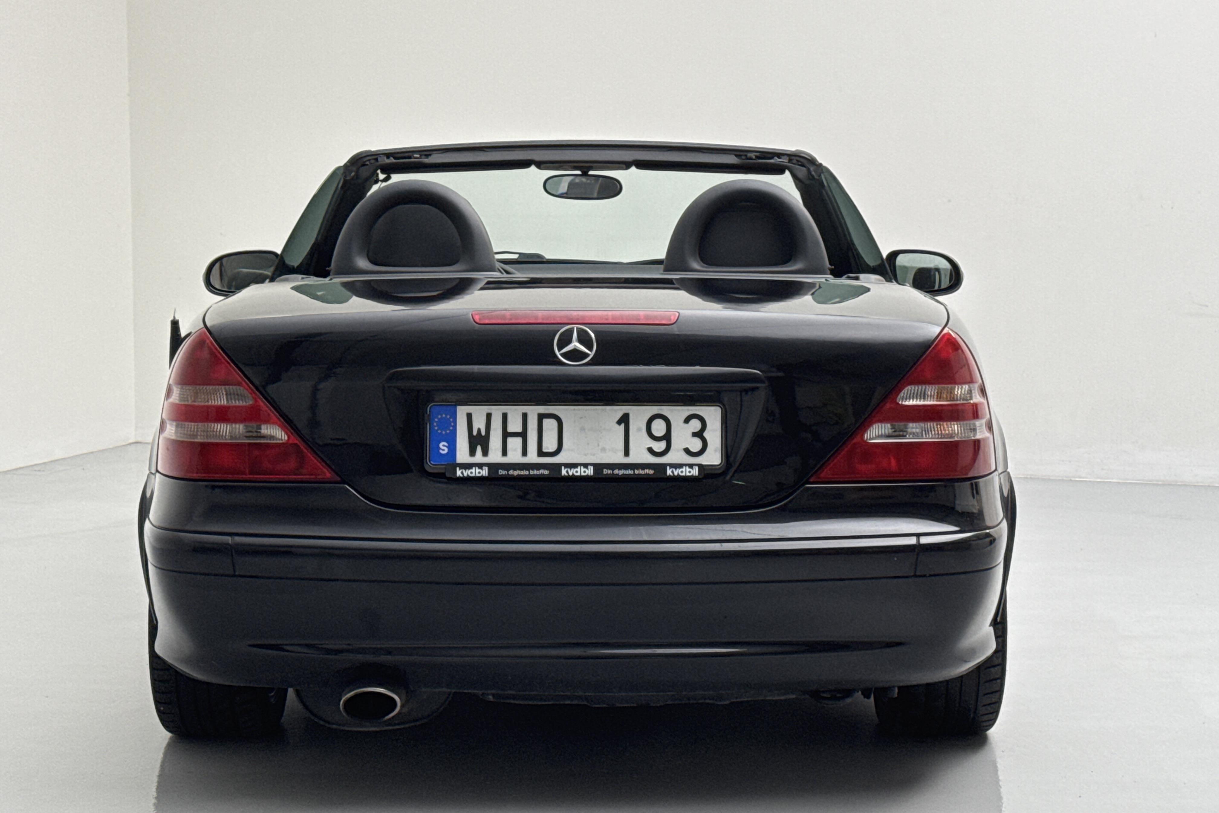 Mercedes SLK 230 Kompressor R170 (197hk) - 16 496 mil - Manuell - svart - 2002