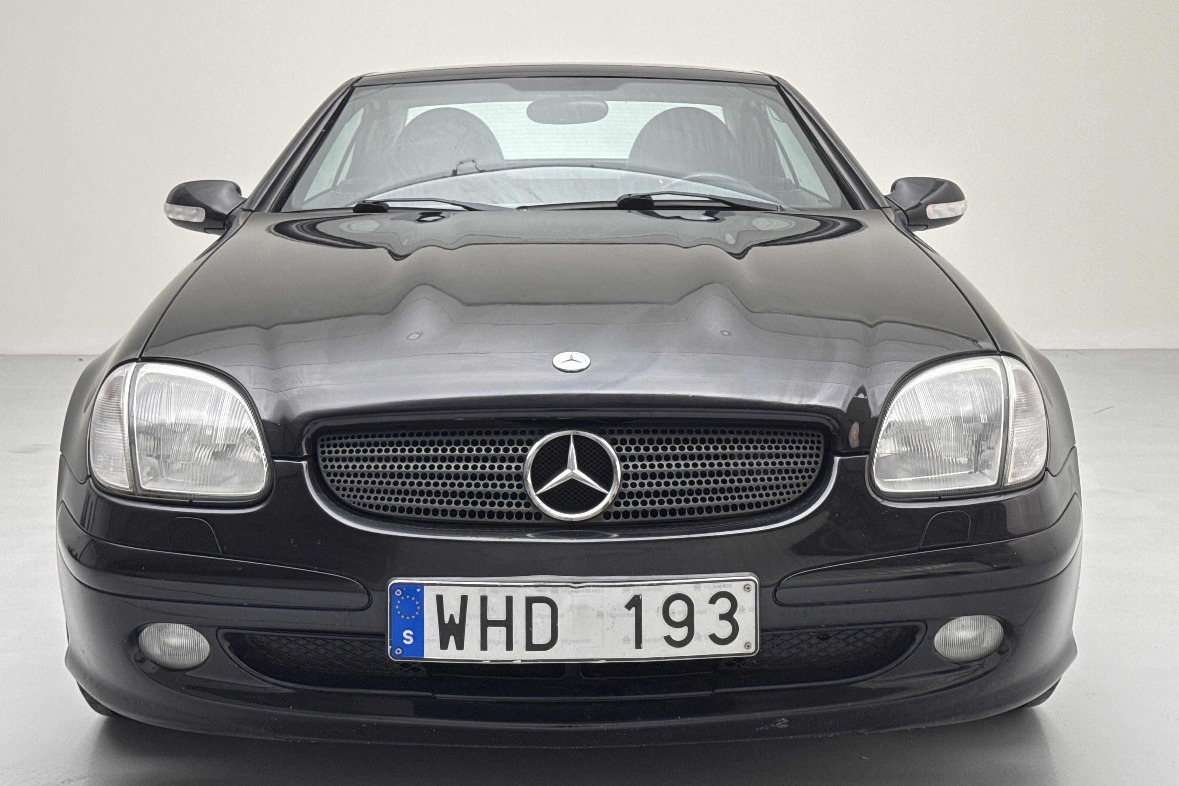 Mercedes SLK 230 Kompressor R170 (197hk) - 16 496 mil - Manuell - svart - 2002