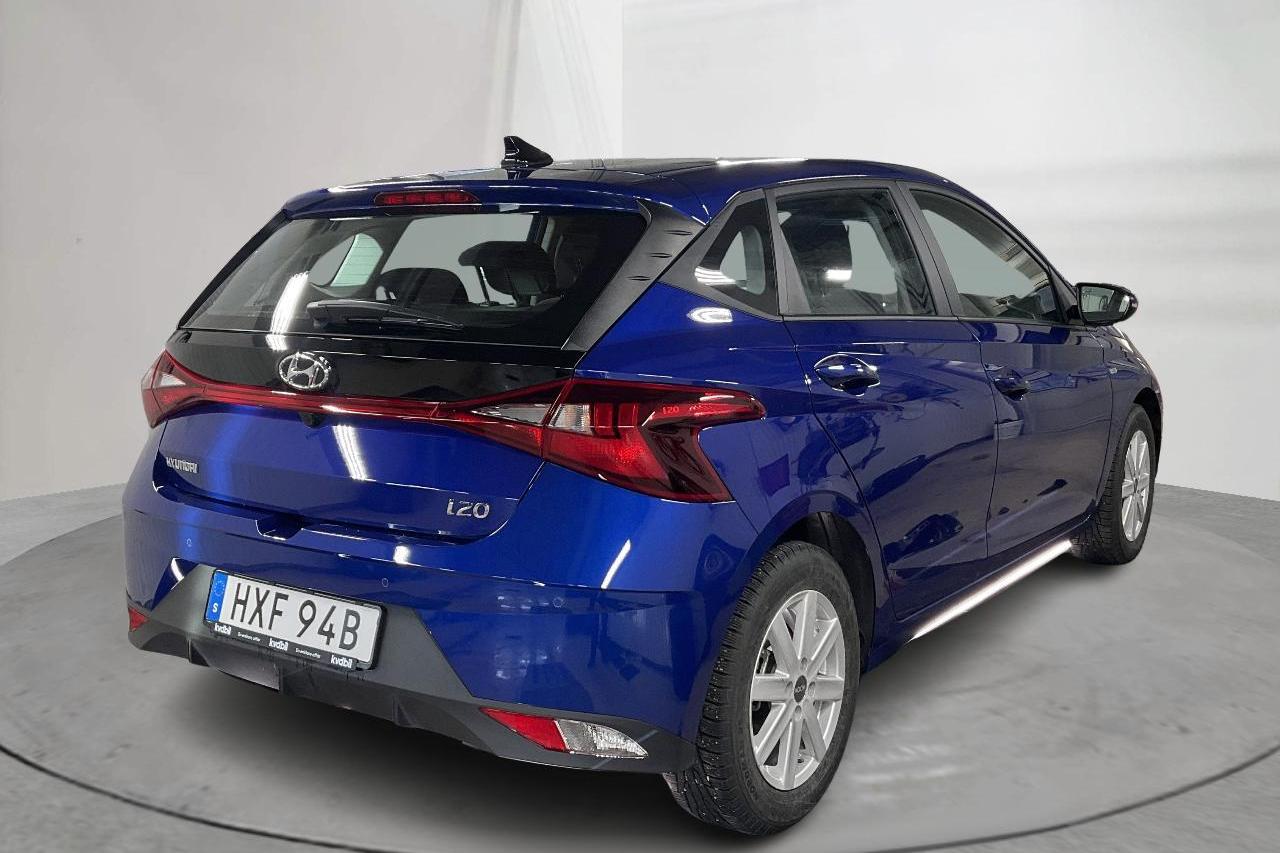 Hyundai i20 1.0 T-GDi (100hk) - 493 mil - Automat - blå - 2023