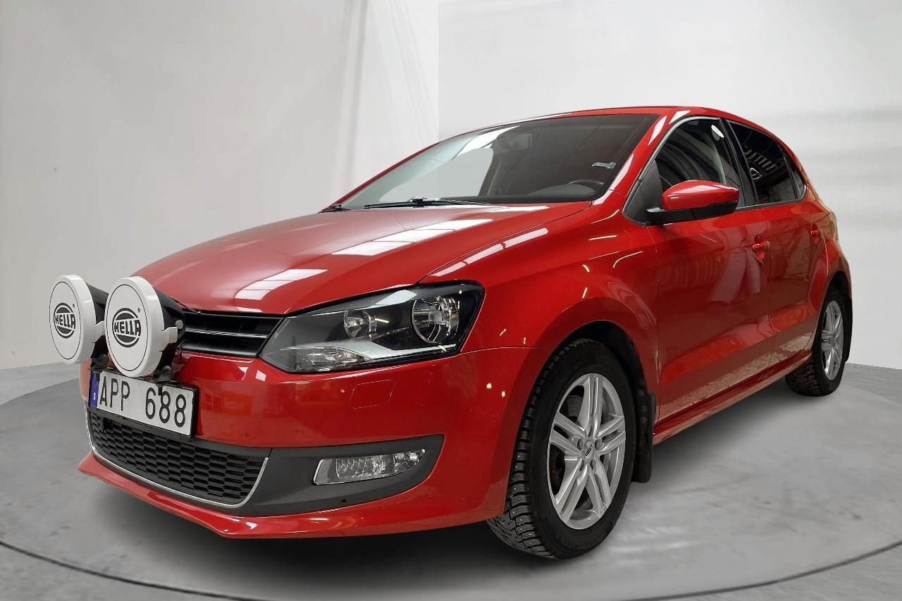 VW Polo 1.6 TDI GT 5dr (105hk) - 14 259 mil - Manuell - röd - 2011