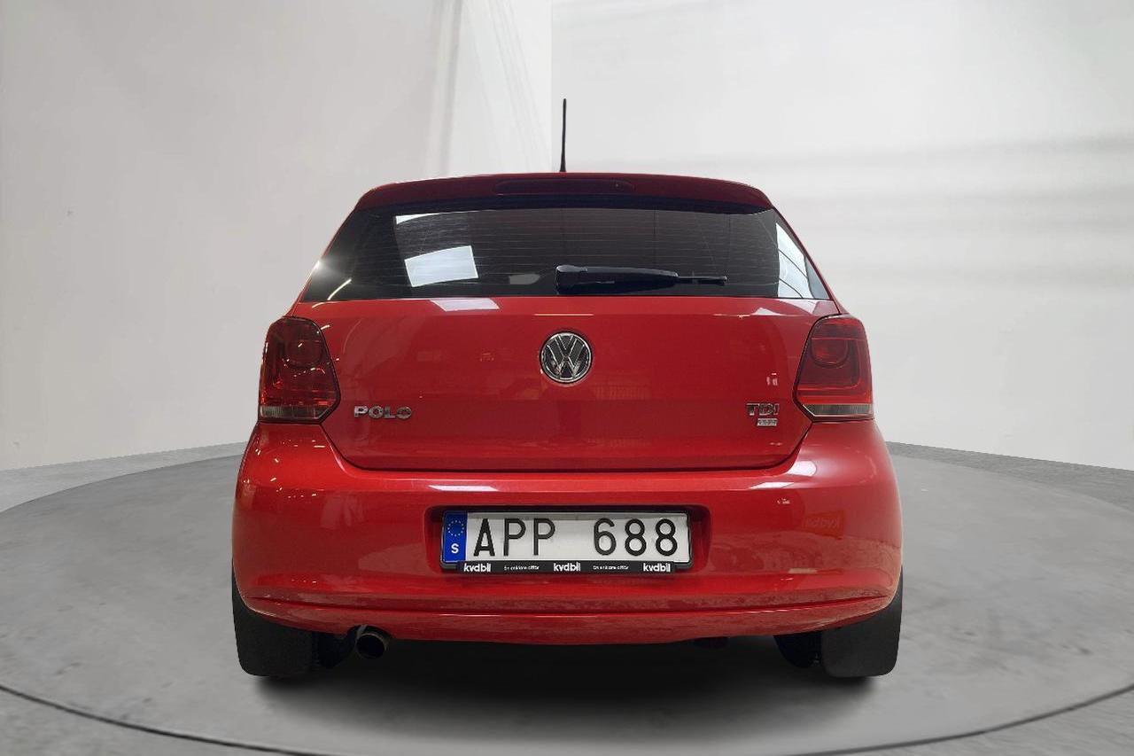 VW Polo 1.6 TDI GT 5dr (105hk) - 14 259 mil - Manuell - röd - 2011