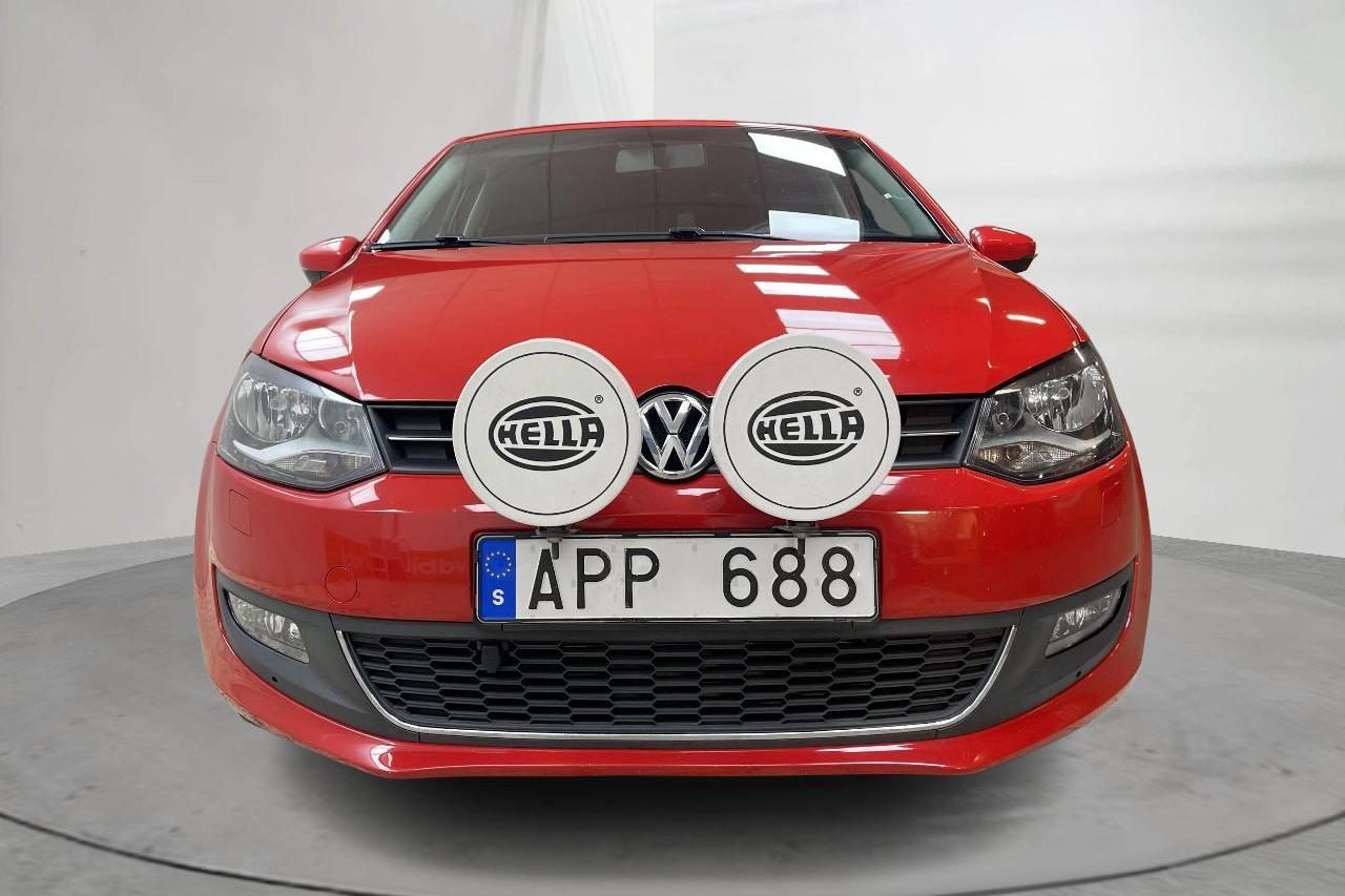 VW Polo 1.6 TDI GT 5dr (105hk) - 14 259 mil - Manuell - röd - 2011