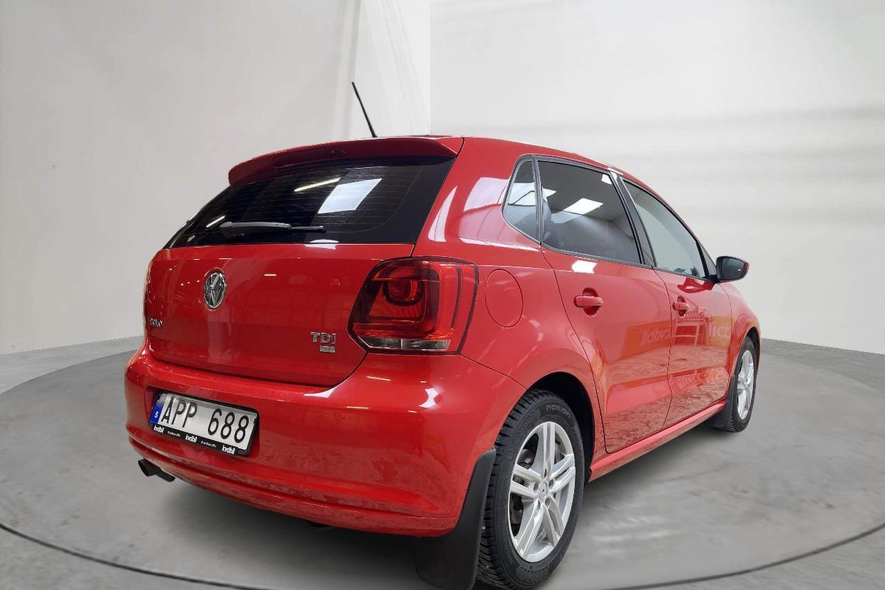 VW Polo 1.6 TDI GT 5dr (105hk) - 14 259 mil - Manuell - röd - 2011