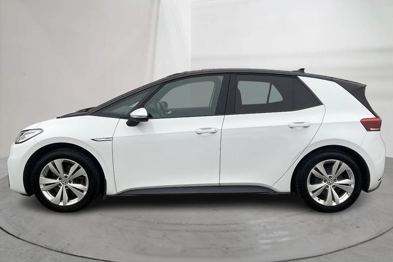 VW ID.3 58kWh (204hk) - 12 380 mil - Automat - vit - 2021