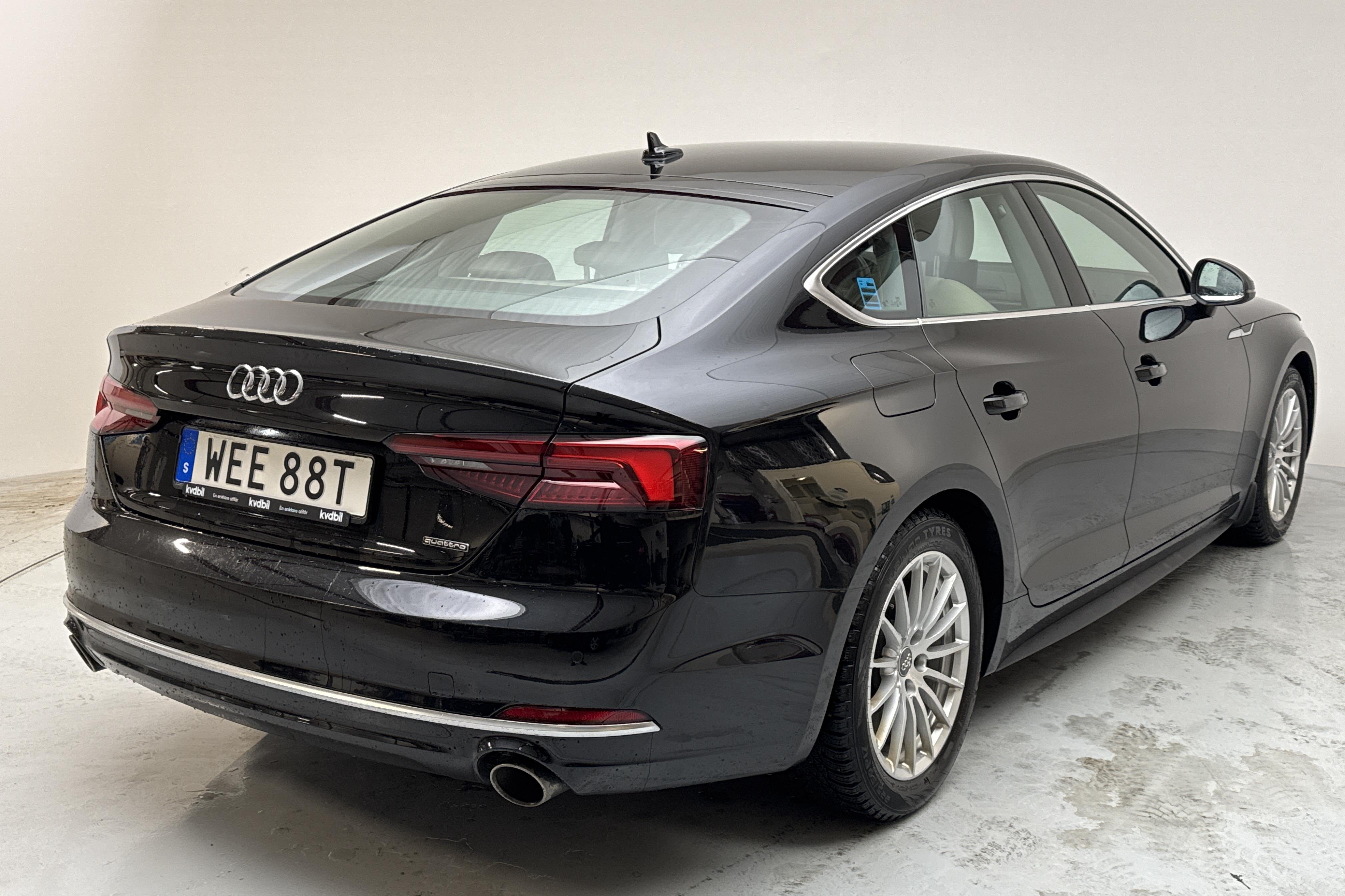 Audi A5 Sportback 45 TFSI quattro (245hk) - 7 049 mil - Automat - svart - 2019