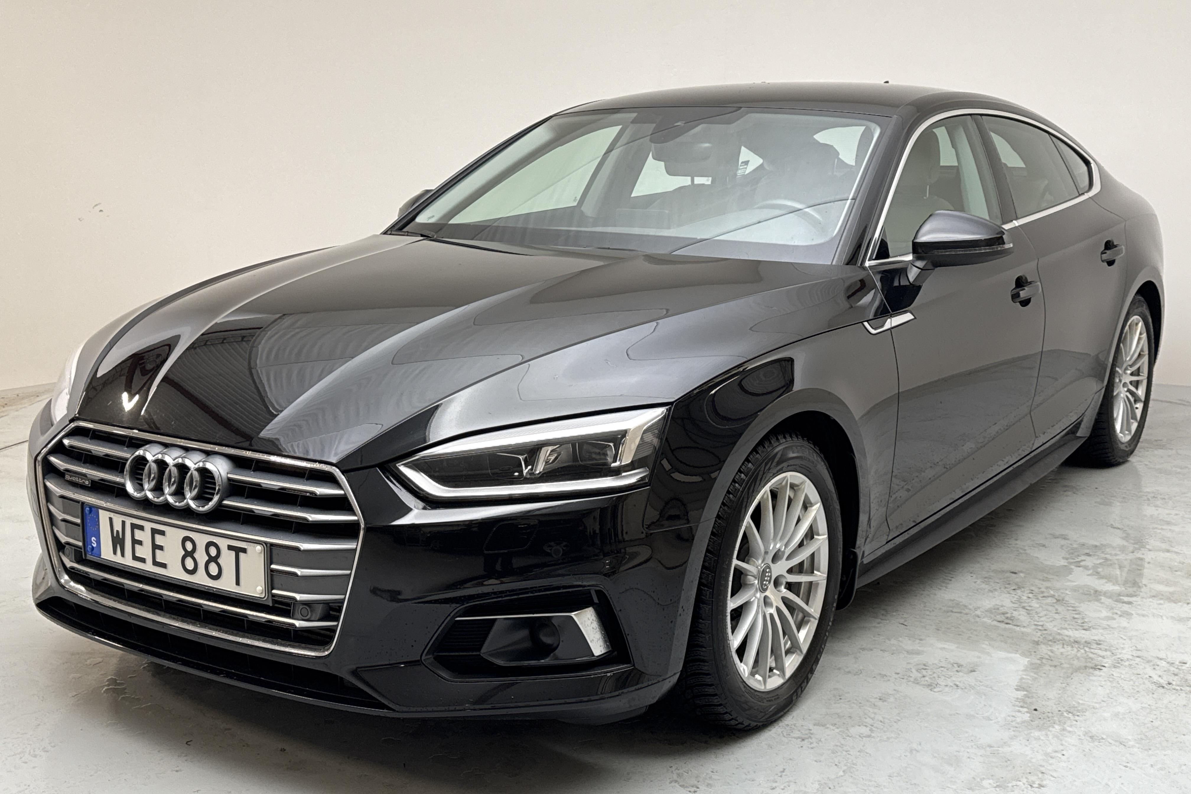 Audi A5 Sportback 45 TFSI quattro (245hk) - 7 049 mil - Automat - svart - 2019