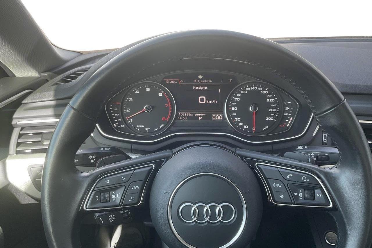 Audi A5 2.0 TFSI Coupé quattro (252hk) - 105 280 km - Automatic - black - 2018