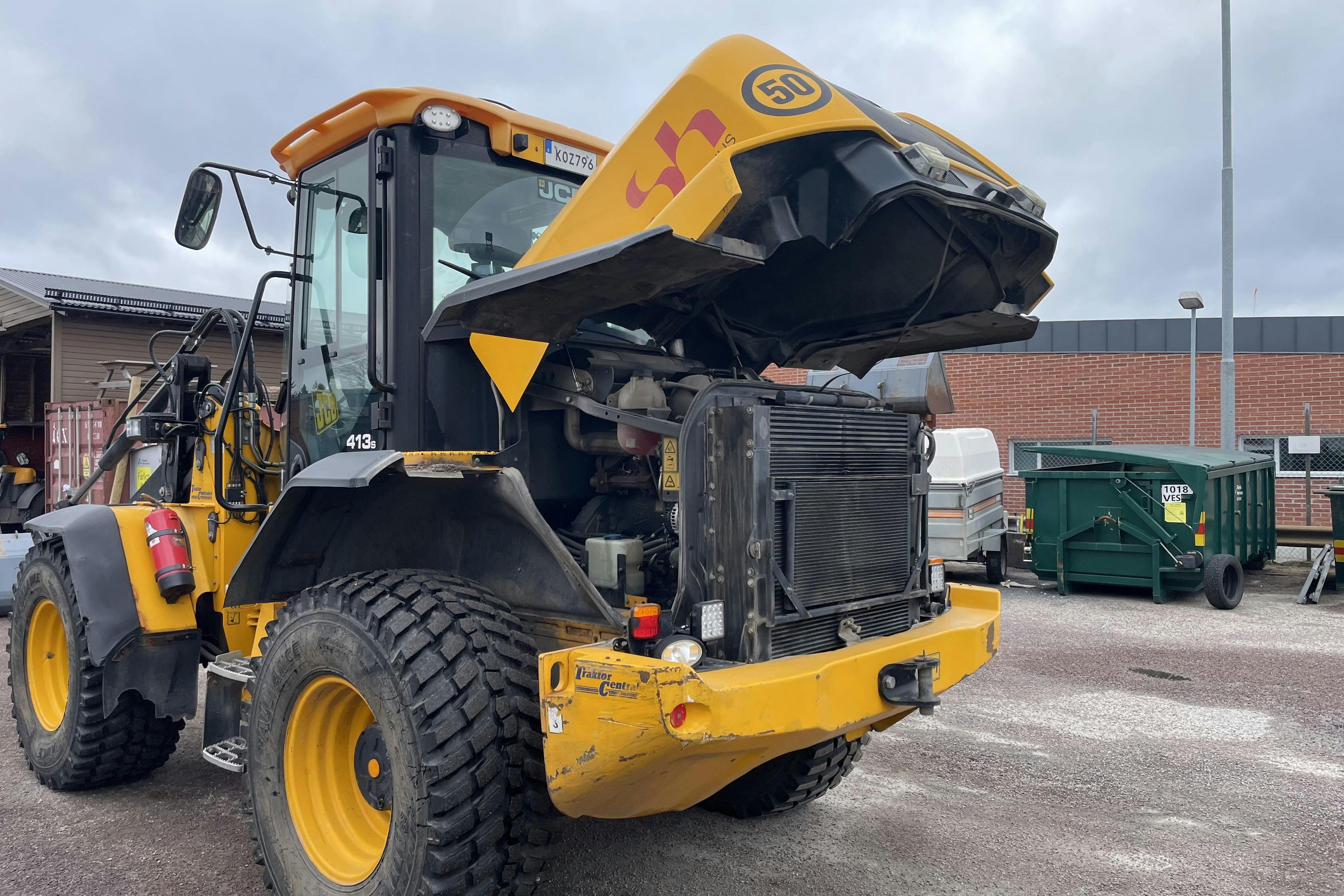 JCB 413S inkl redskap -  - Automat - 2014