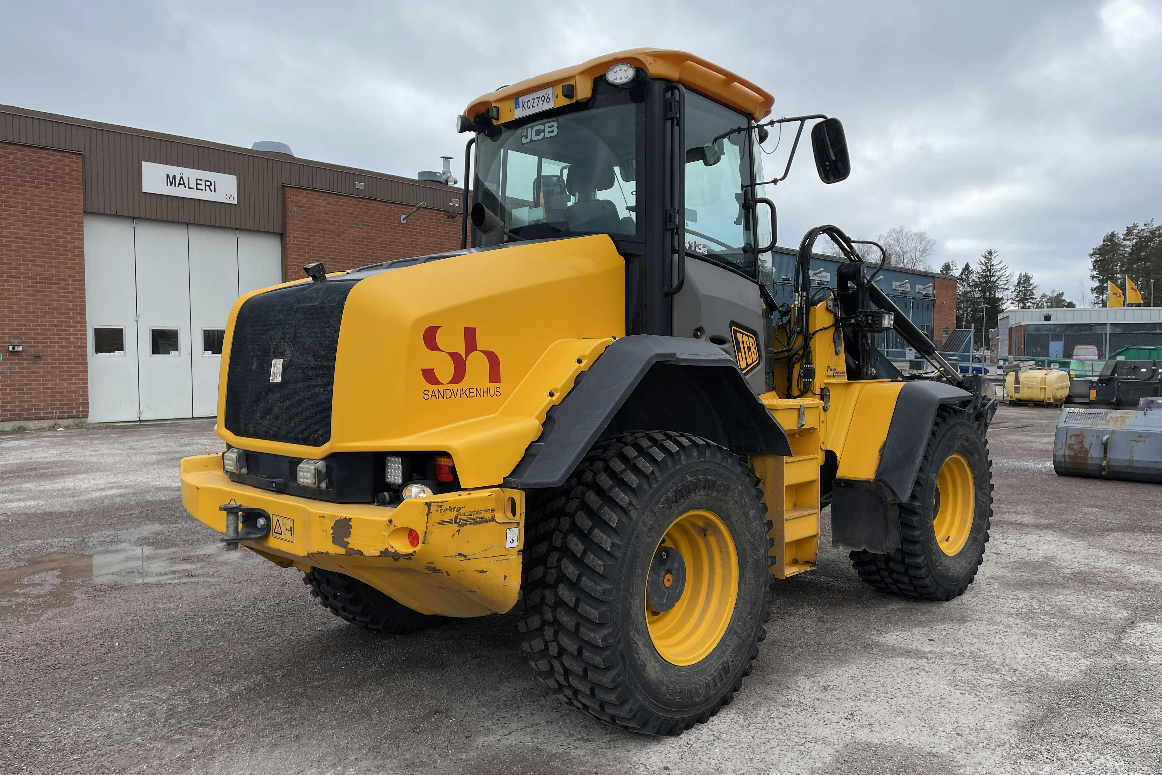 JCB 413S inkl redskap -  - Automat - 2014