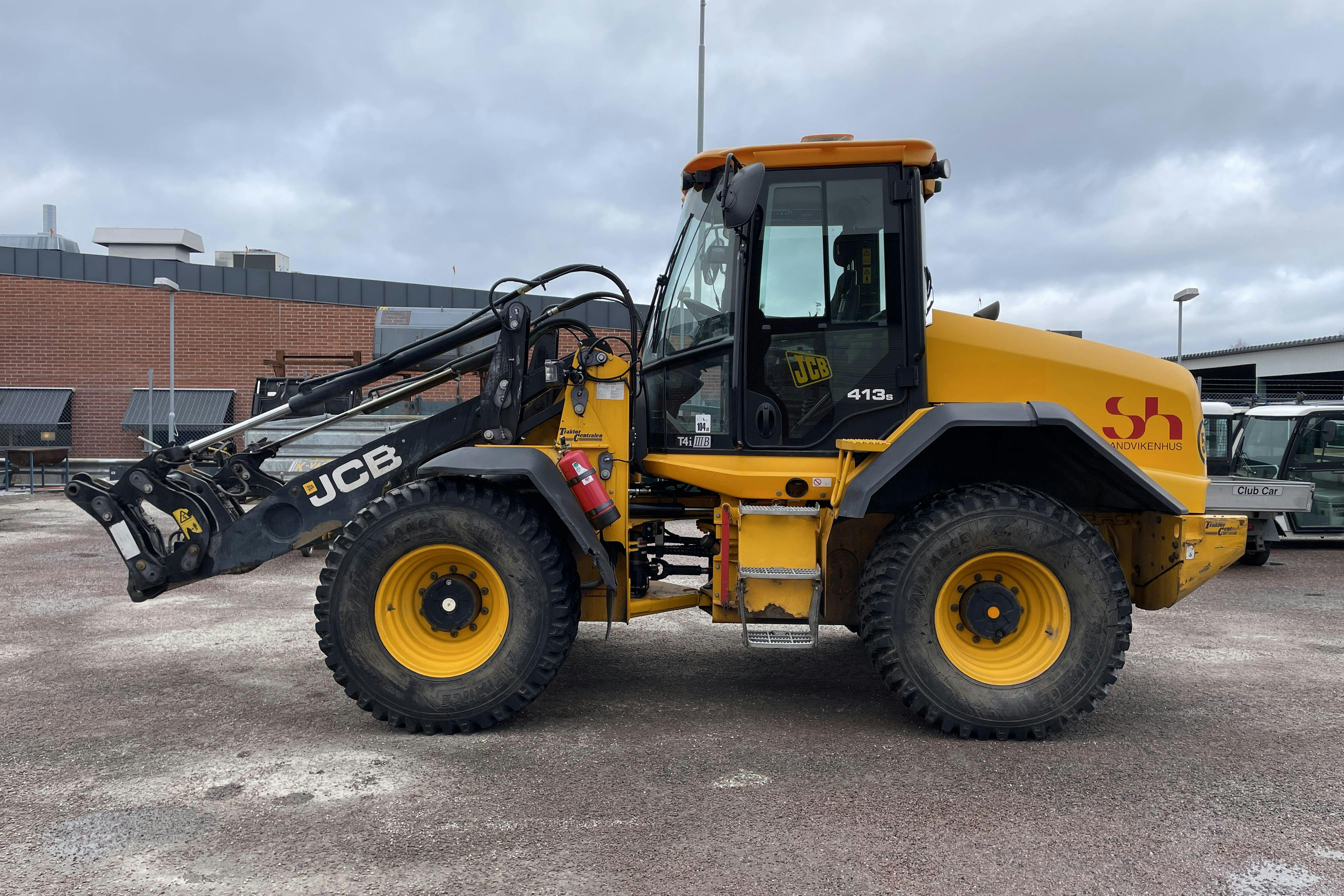 JCB 413S inkl redskap -  - Automat - 2014