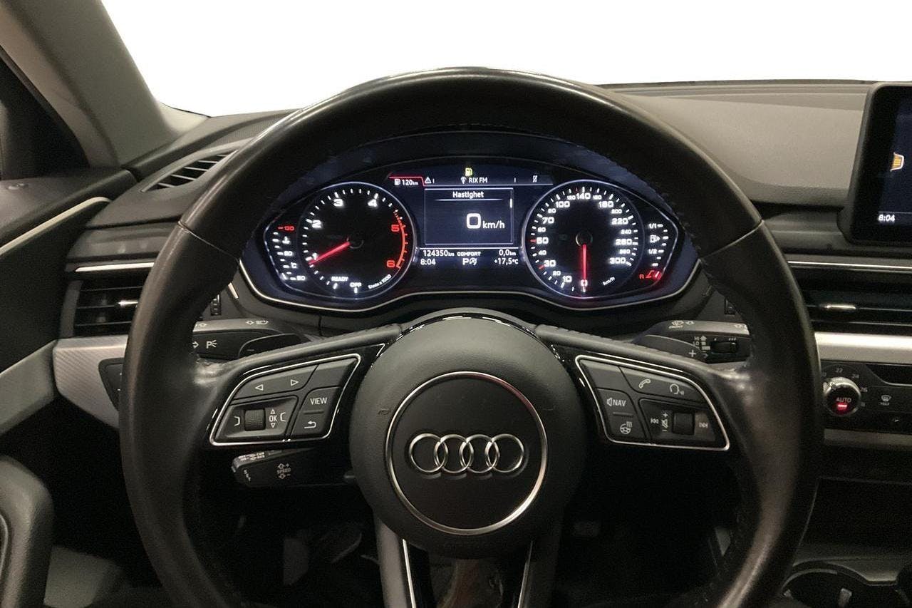Audi A4 2.0 TDI Avant quattro (190hk) - 124 350 km - Automatic - white - 2017