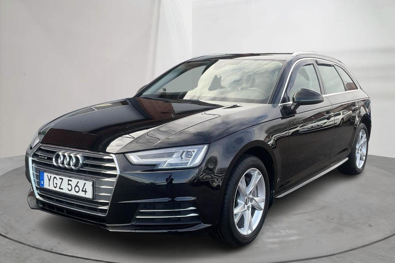 Audi A4 2.0 TDI Avant quattro (190hk) - 177 630 km - Automatic - black - 2017