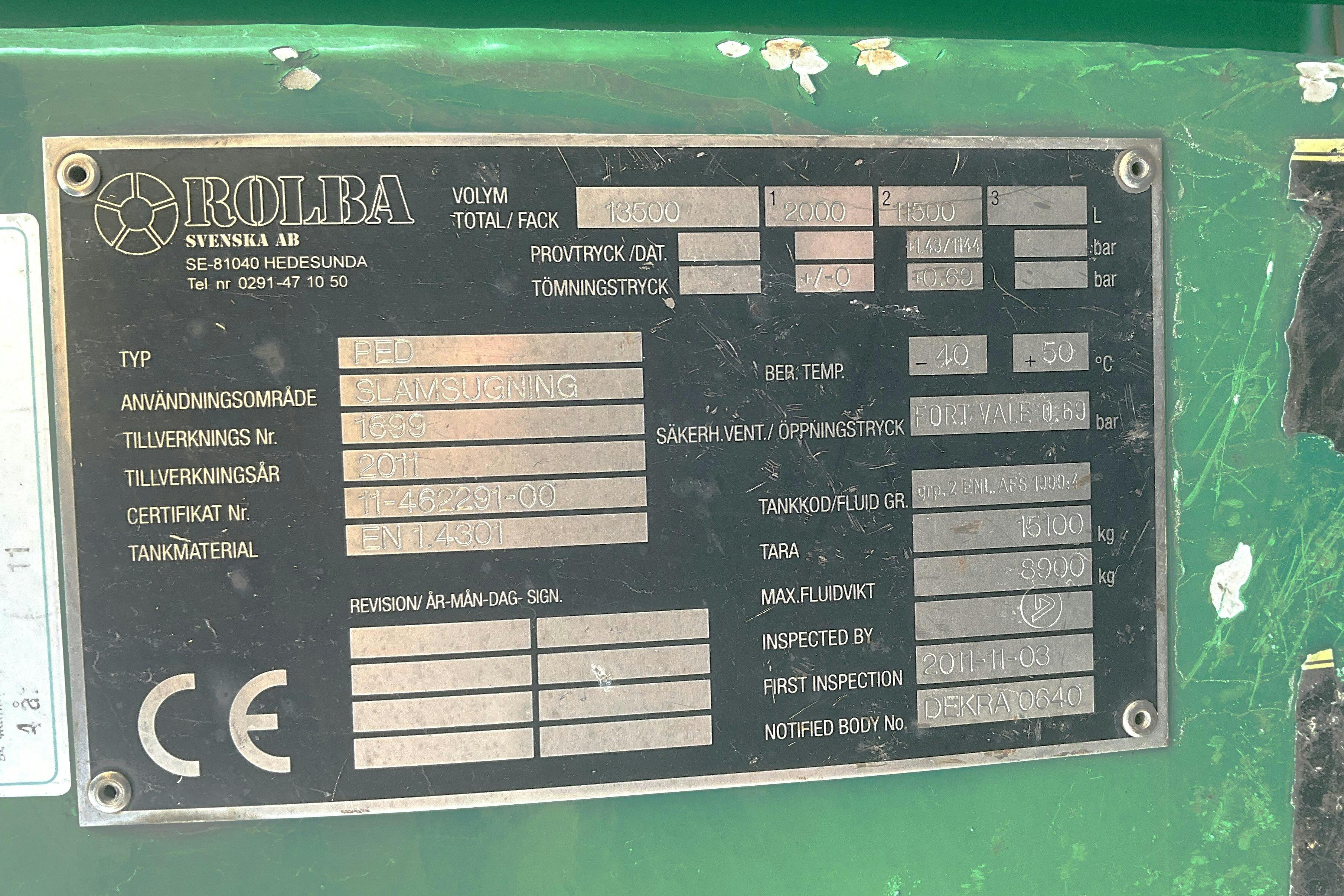 SCANIA P310 (Gasdriven) - 293 049 km - Automat - 2012