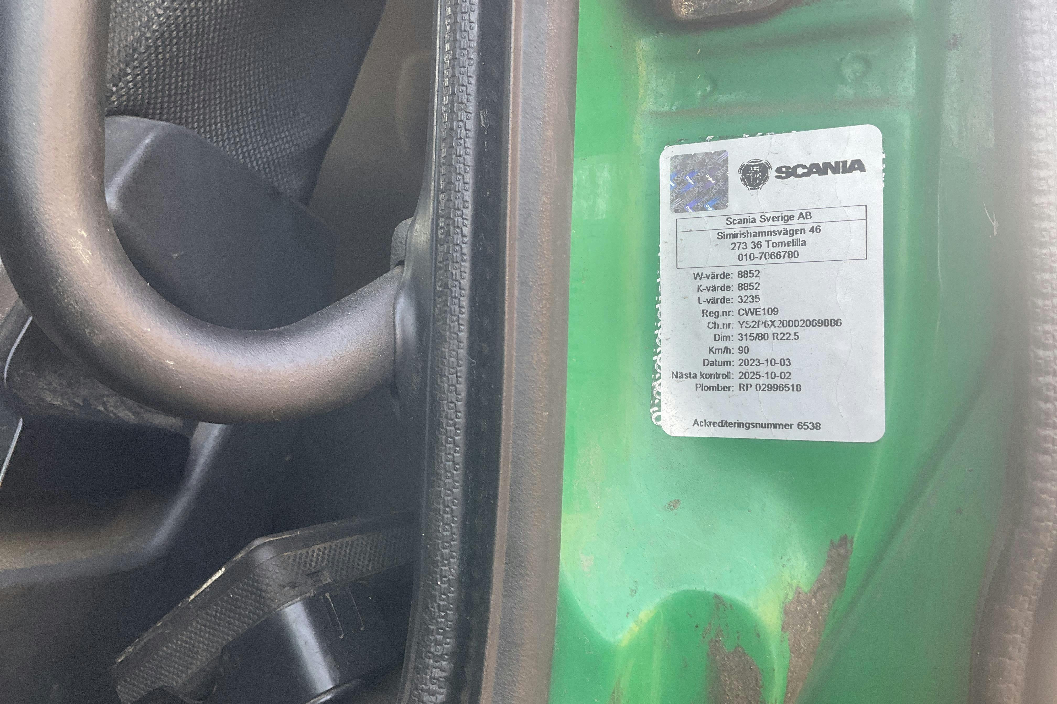 SCANIA P310 (Gasdriven) - 293 049 km - Automat - 2012