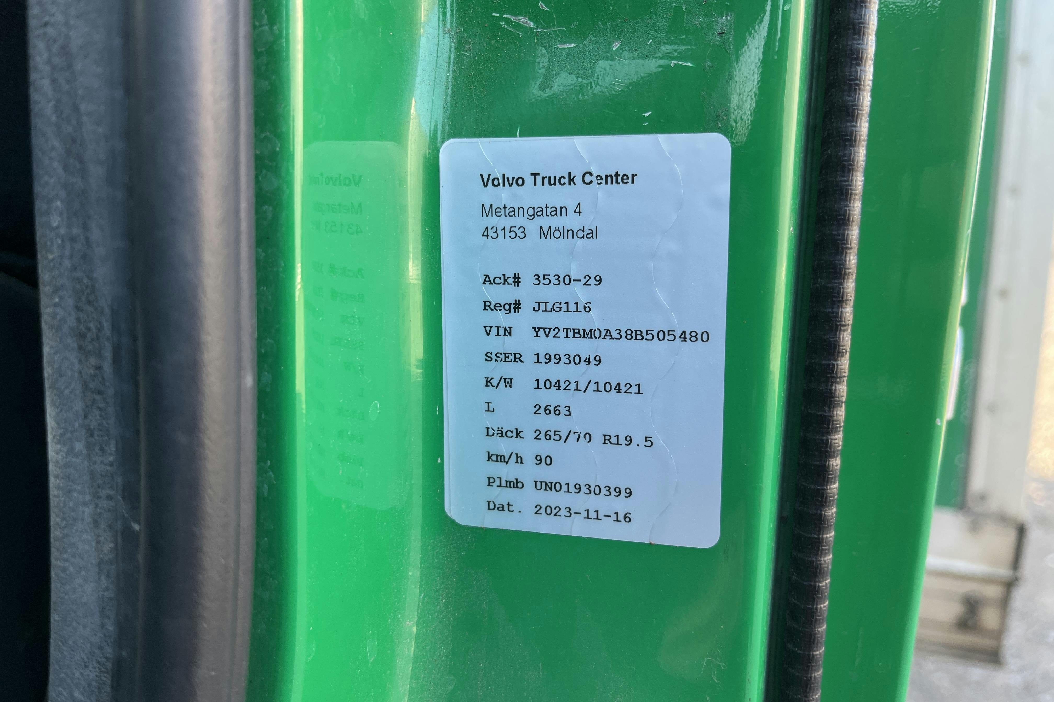 VOLVO FL240 kärltvätt - 119 681 km - Automat - grön - 2008