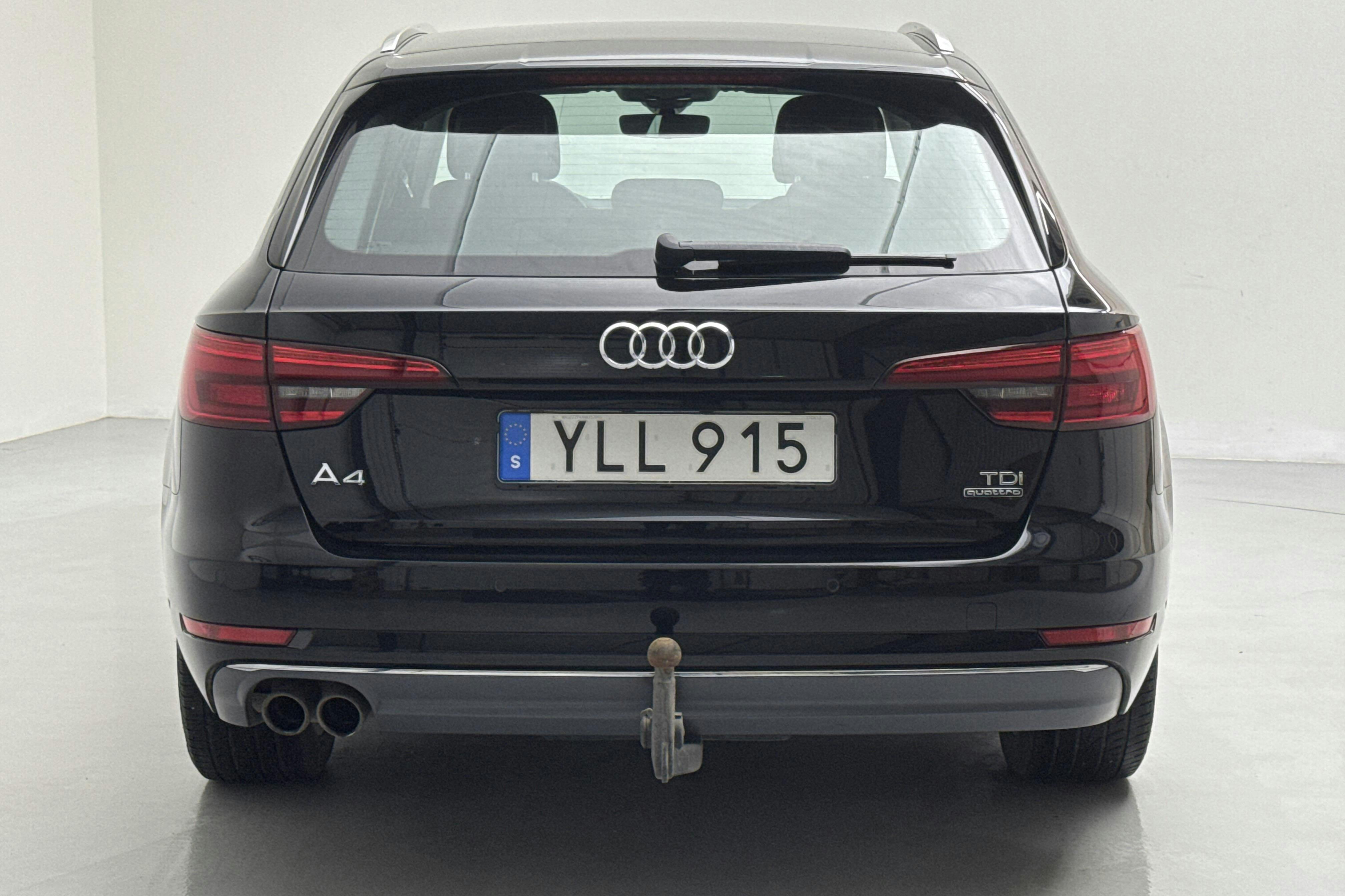 Audi A4 2.0 TDI Avant quattro (190hk) - 117 930 km - Automatic - black - 2017