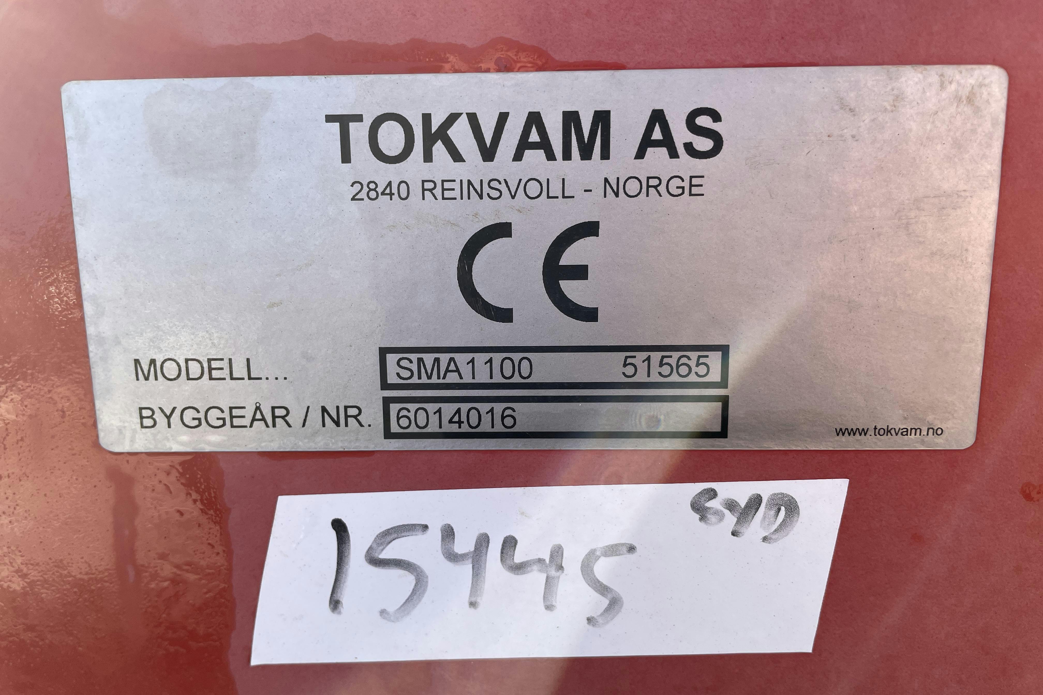 TOKVAM SMA1100 sandspridare - 0 km