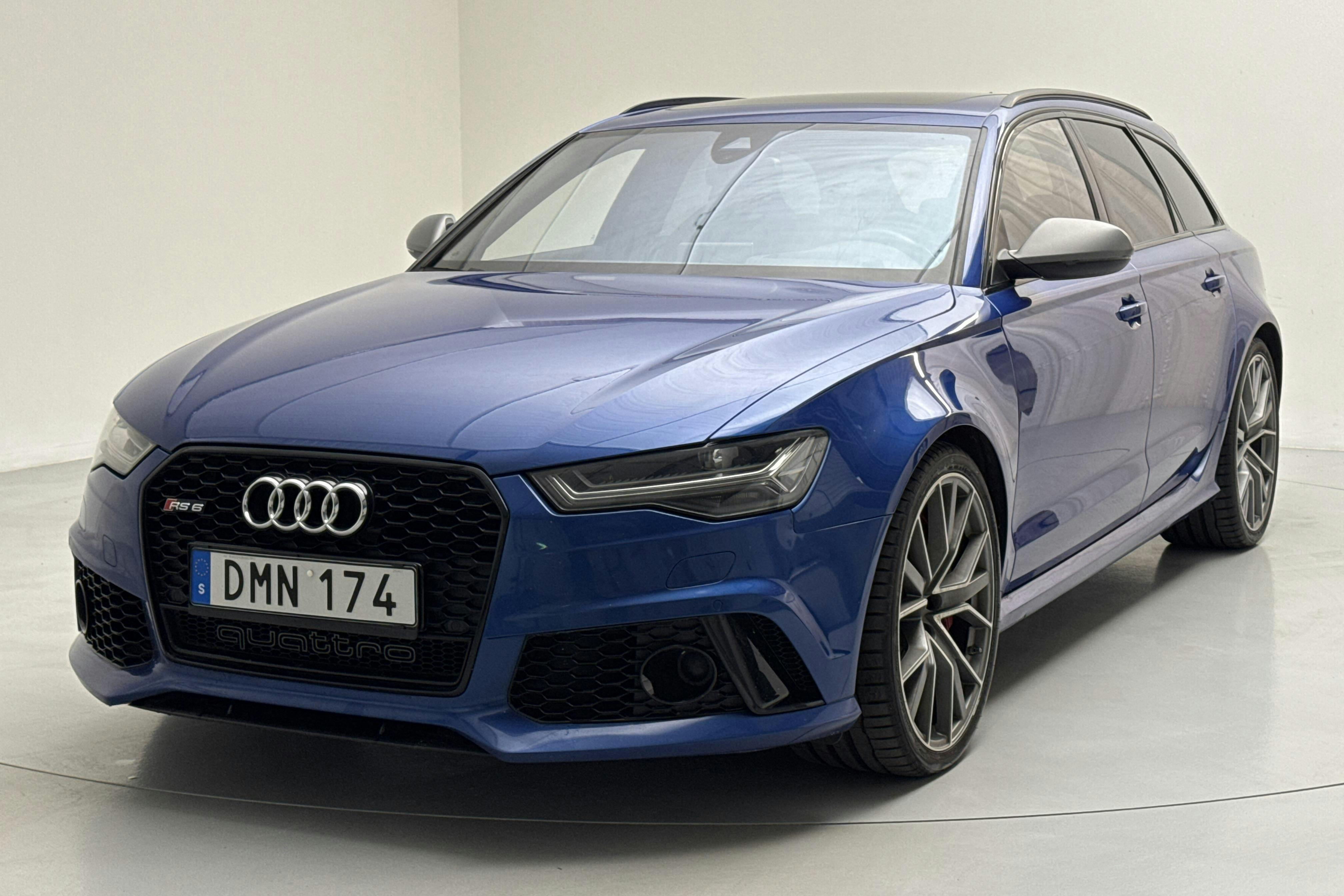 Audi RS6 Performance 4.0 TFSI Avant quattro (605hk) - 9 601 mil - Automat - blå - 2017