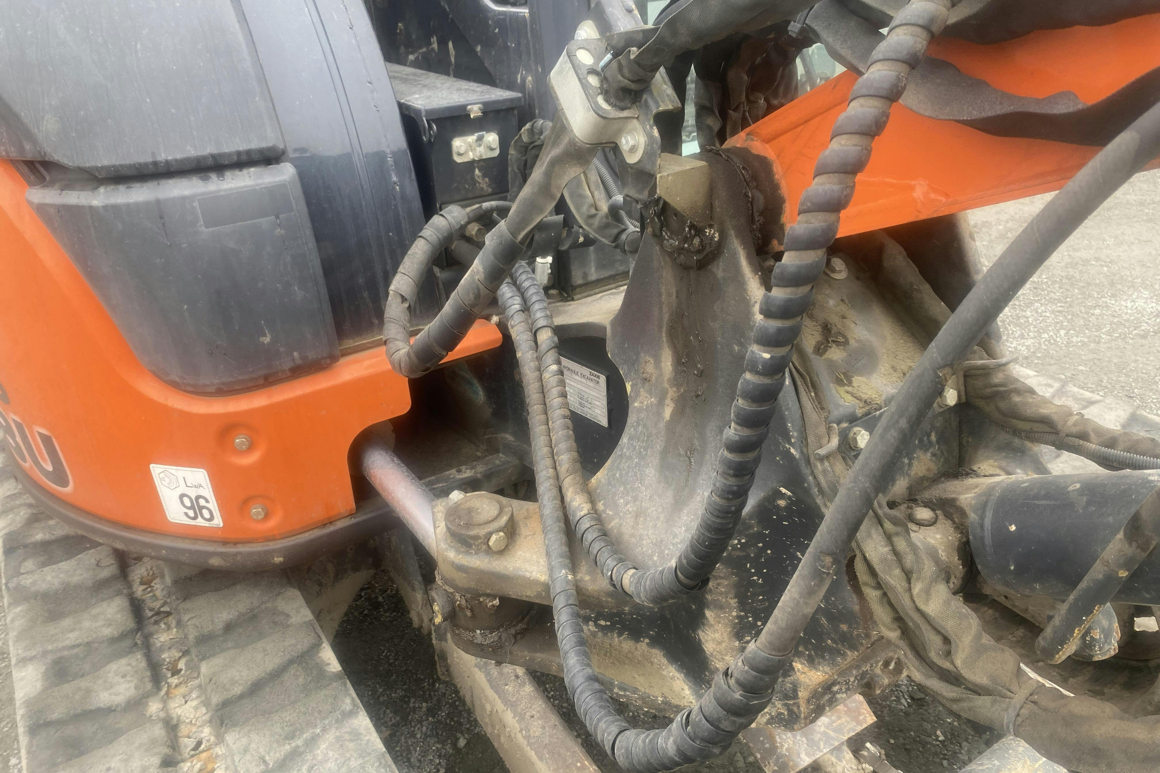 HITACHI ZX48U-5A med planeringskopa + kabelskopa -  - 2016