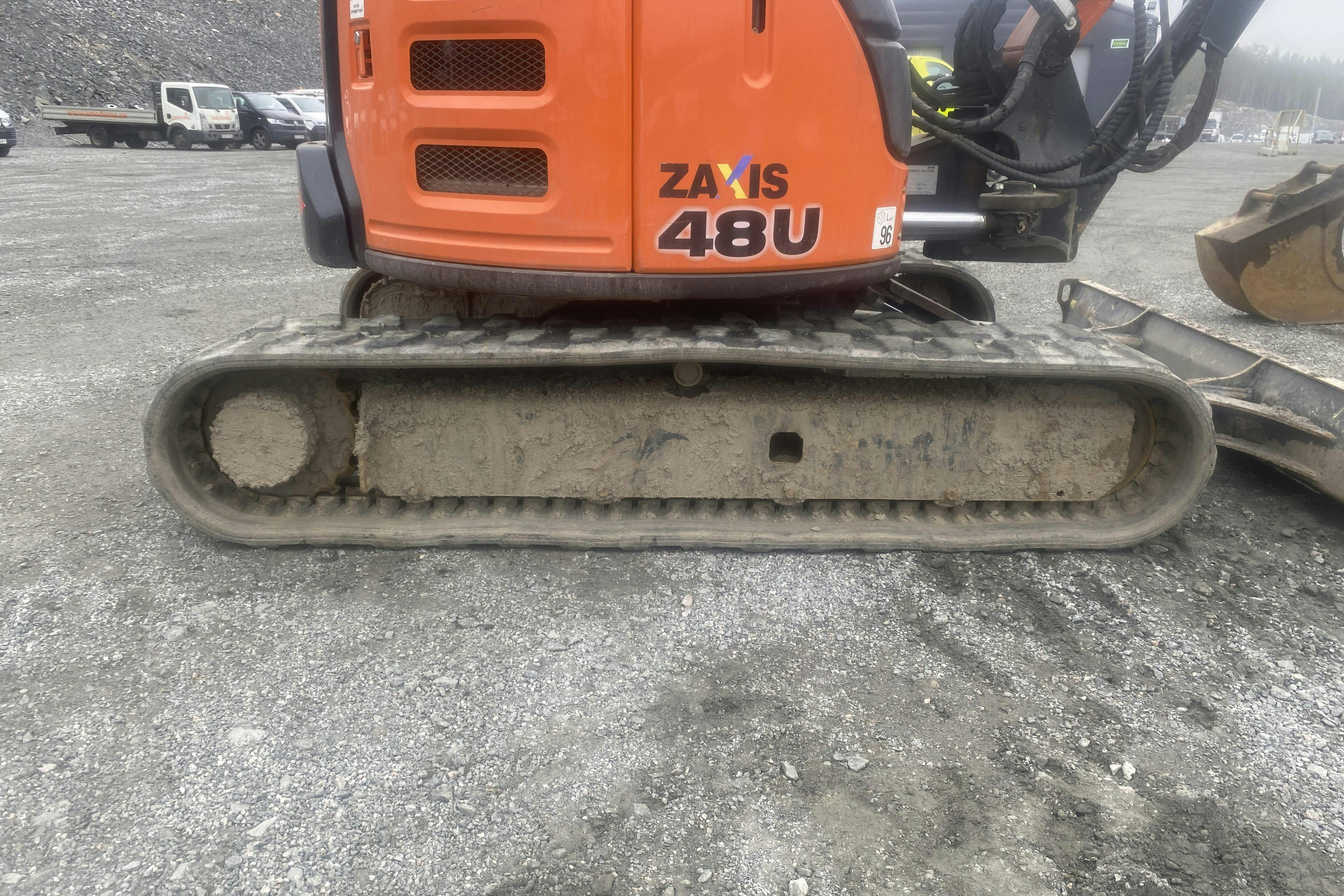 HITACHI ZX48U-5A med planeringskopa + kabelskopa -  - 2016