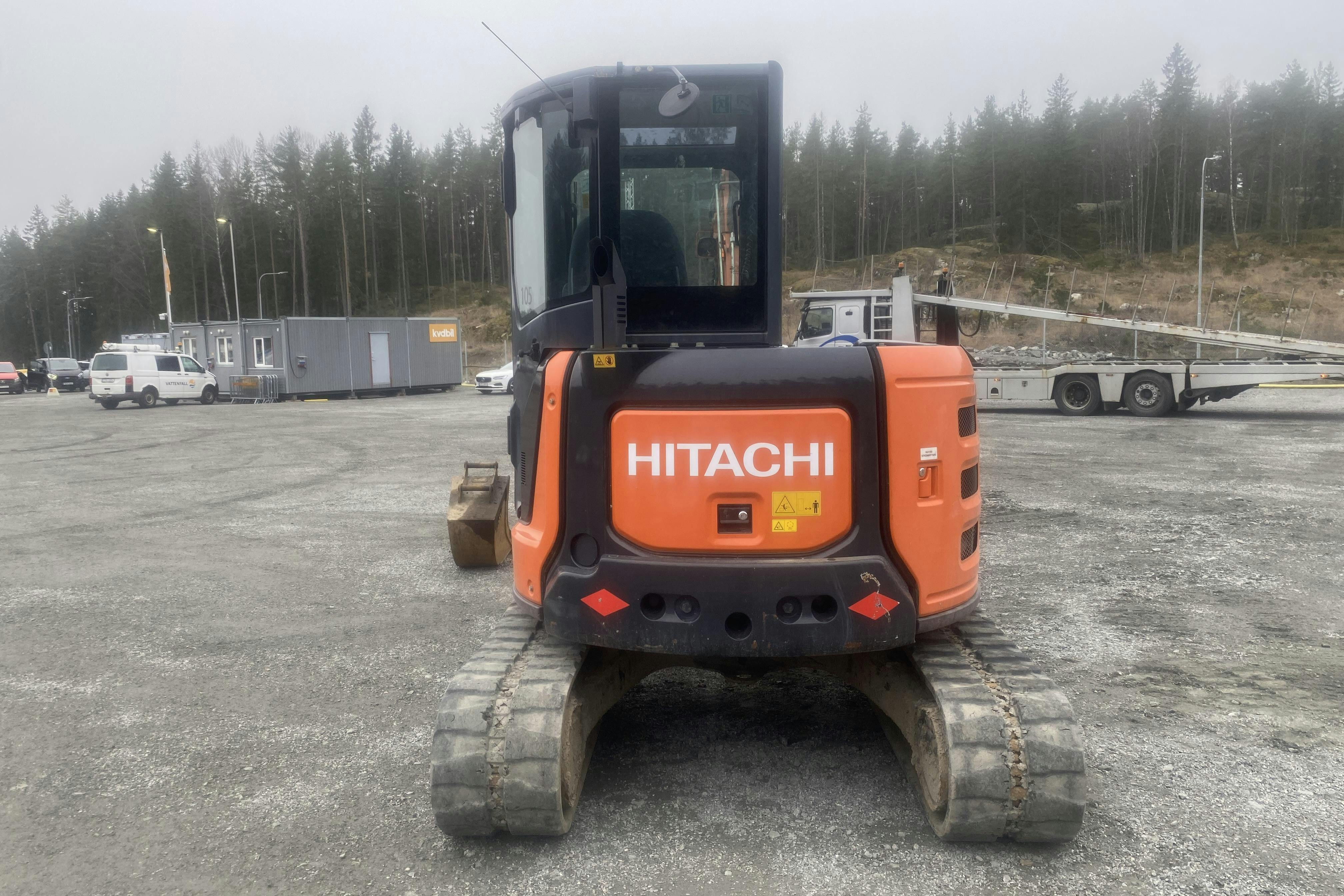 HITACHI ZX48U-5A med planeringskopa + kabelskopa -  - 2016