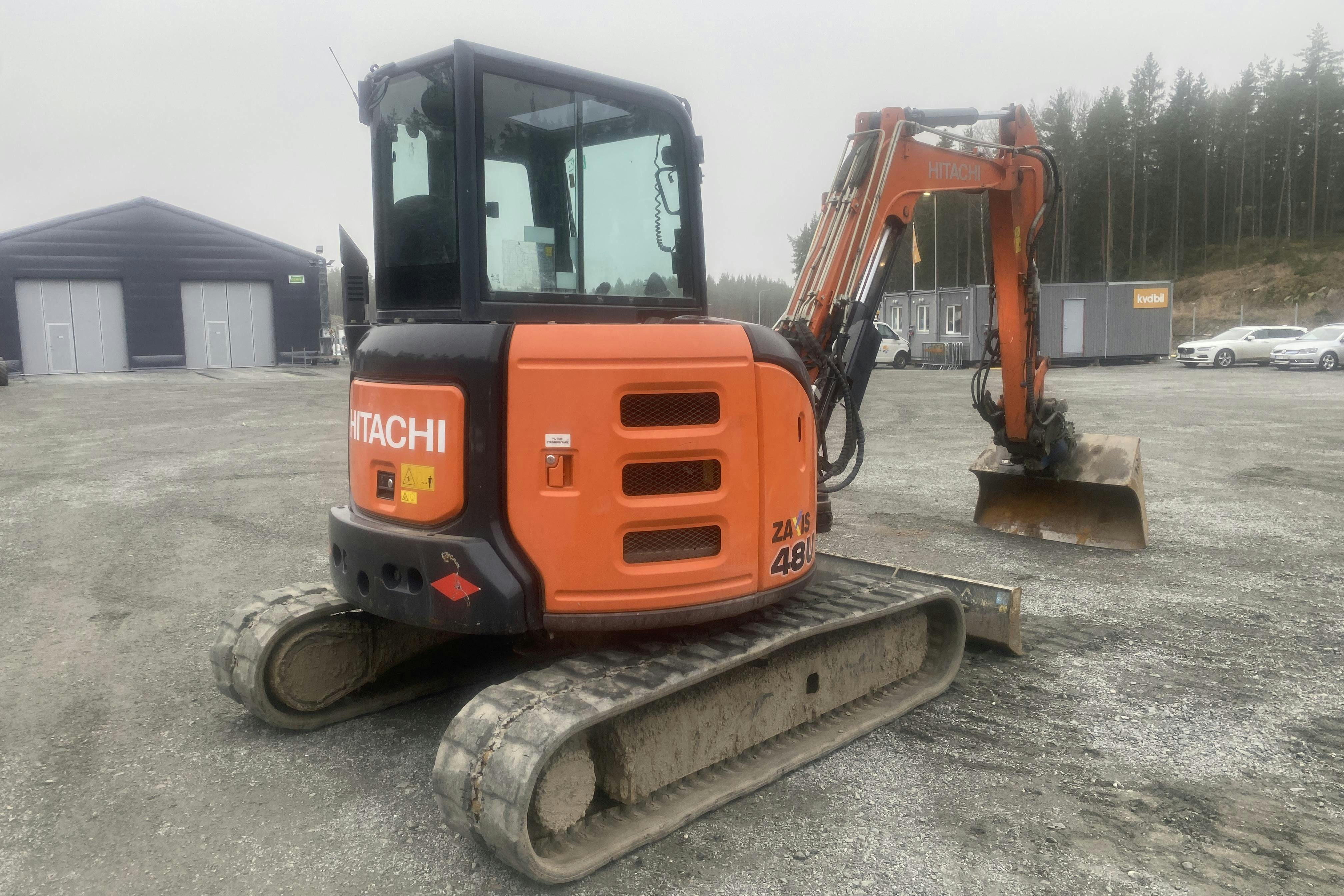 HITACHI ZX48U-5A med planeringskopa + kabelskopa -  - 2016