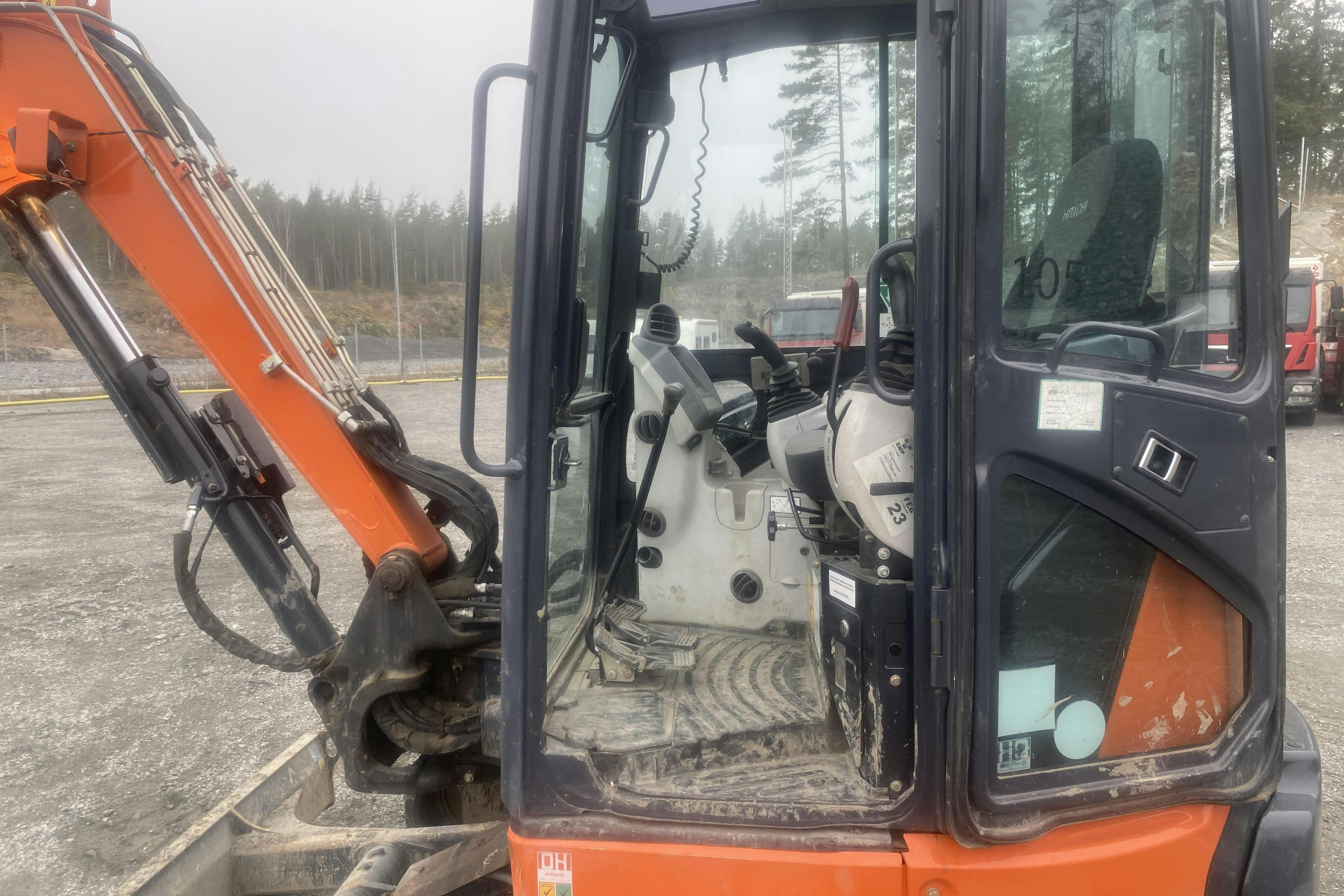 HITACHI ZX48U-5A med planeringskopa + kabelskopa -  - 2016