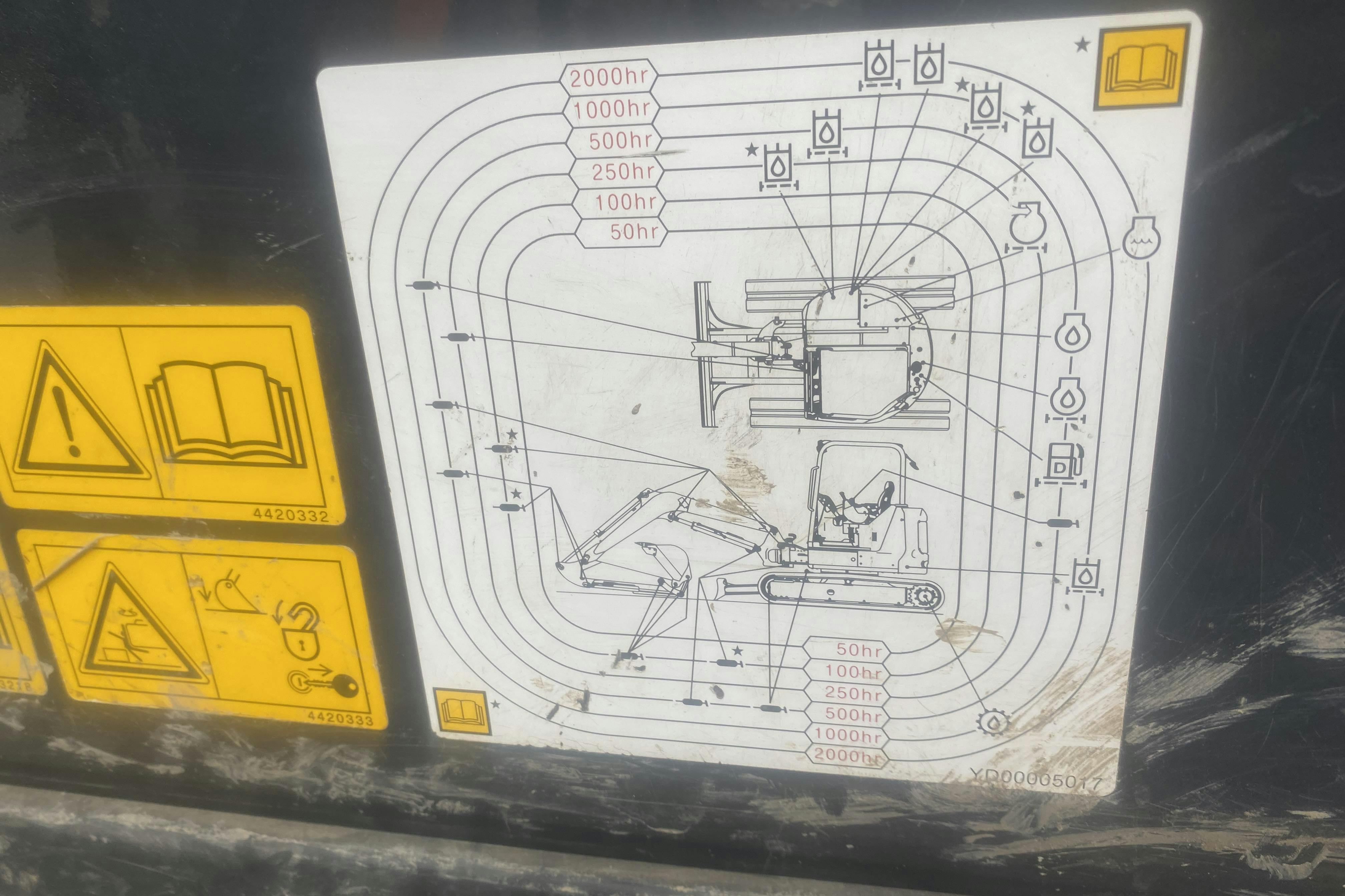HITACHI ZX48U-5A med planeringskopa + kabelskopa -  - 2016