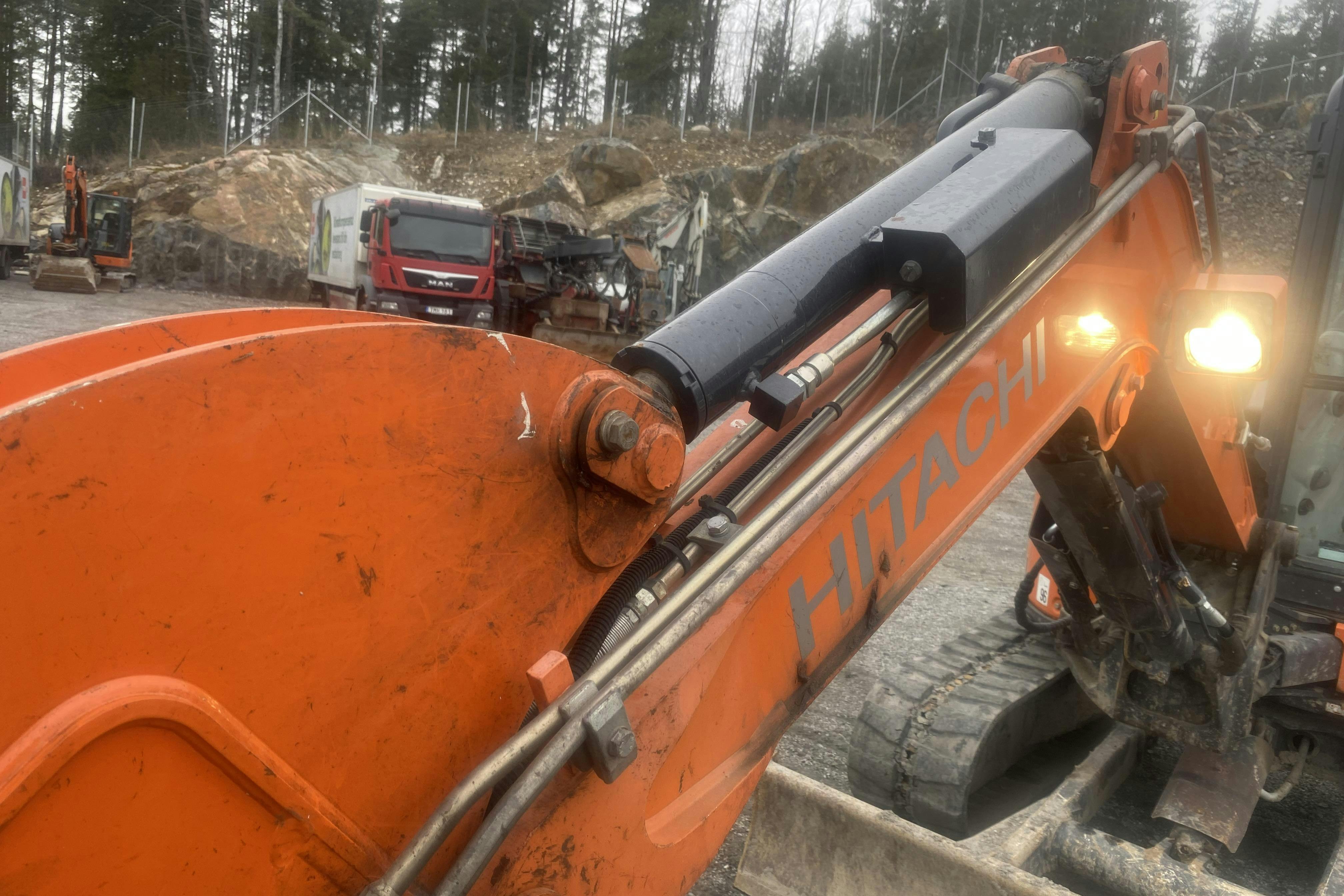 HITACHI ZX48U-5A med planeringskopa + kabelskopa -  - 2016