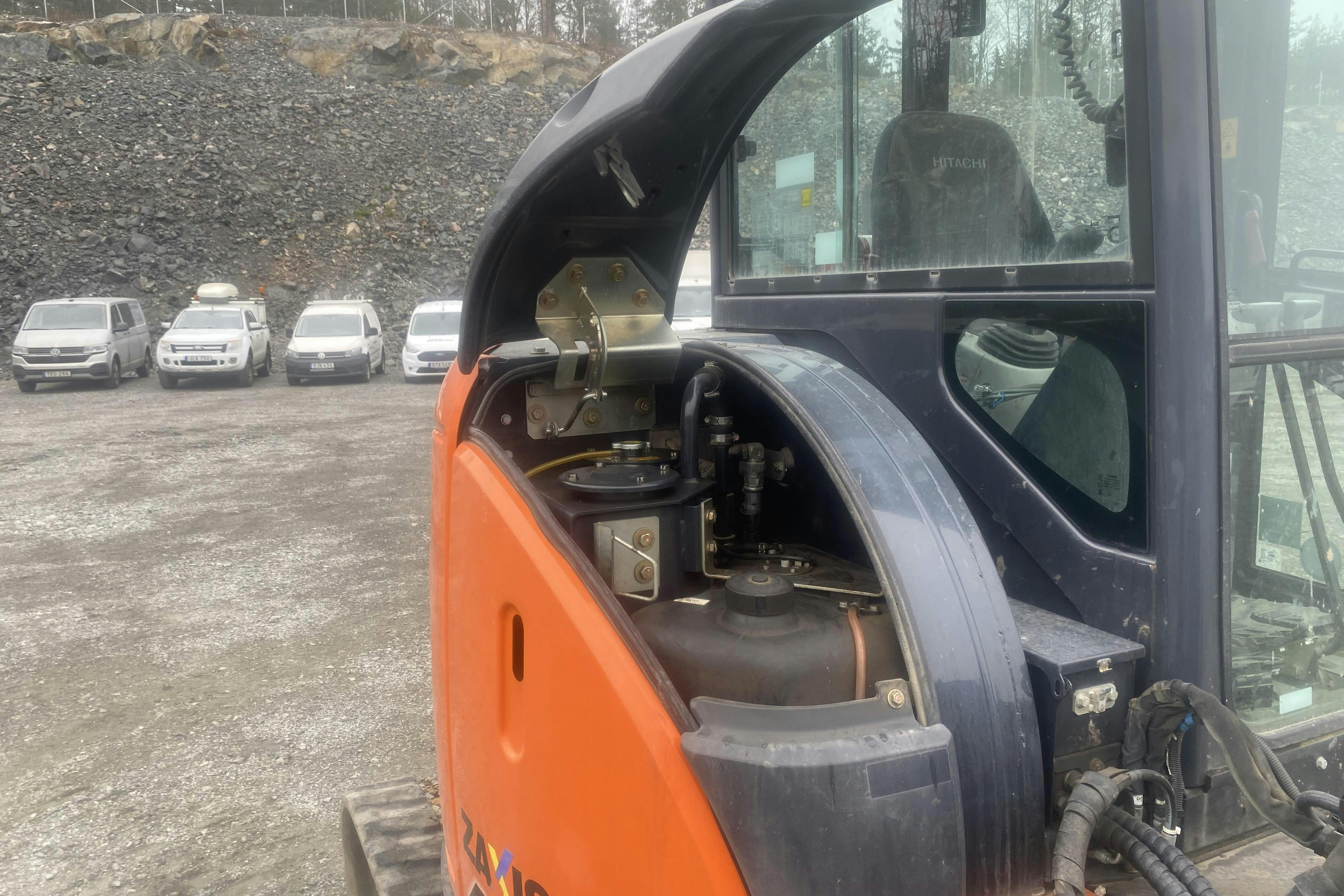 HITACHI ZX48U-5A med planeringskopa + kabelskopa -  - 2016