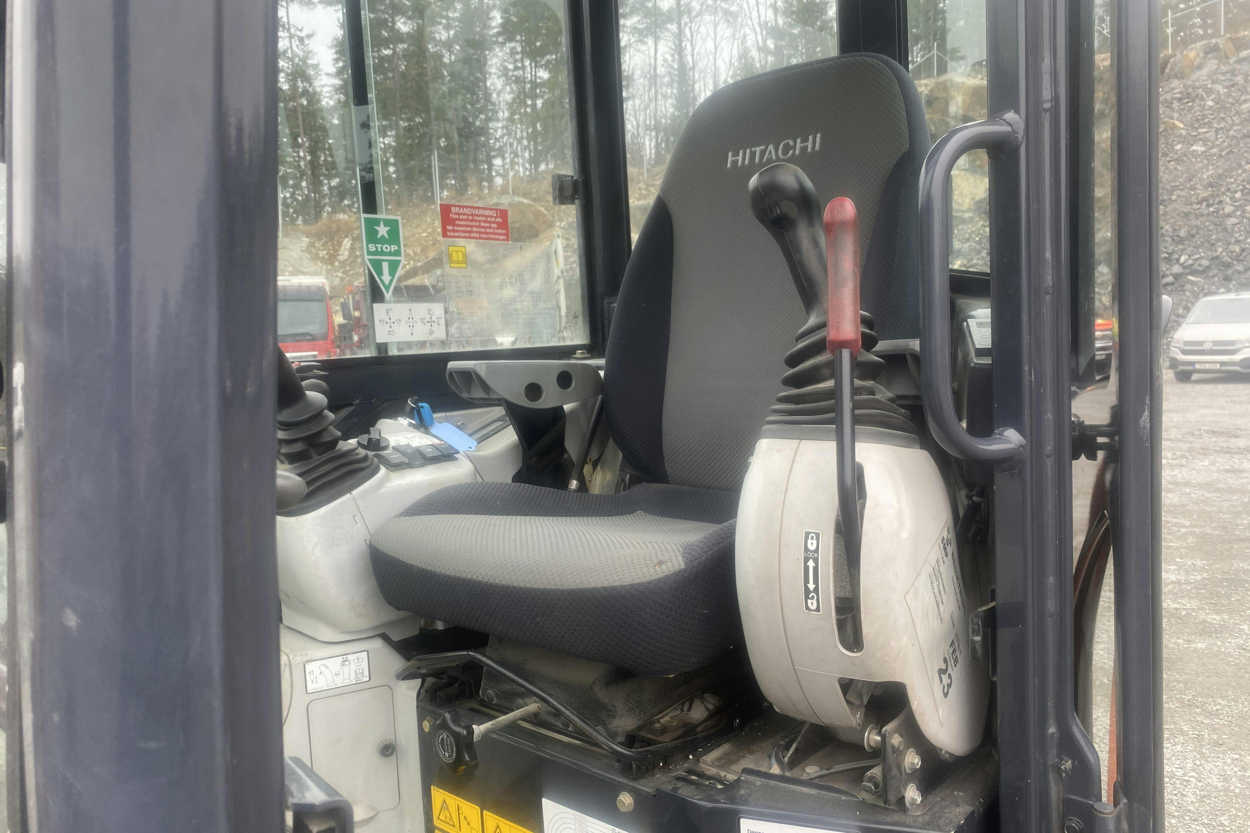 HITACHI ZX48U-5A med planeringskopa + kabelskopa -  - 2016